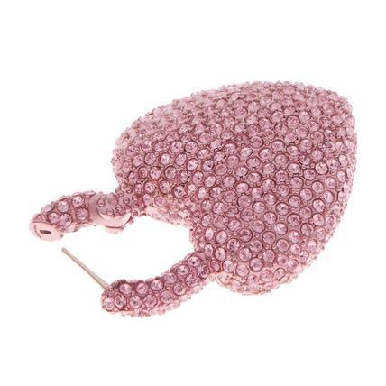 Balenciaga minnie xl earrings in pink rhinestone Size ONE SIZE - 4 Thumbnail