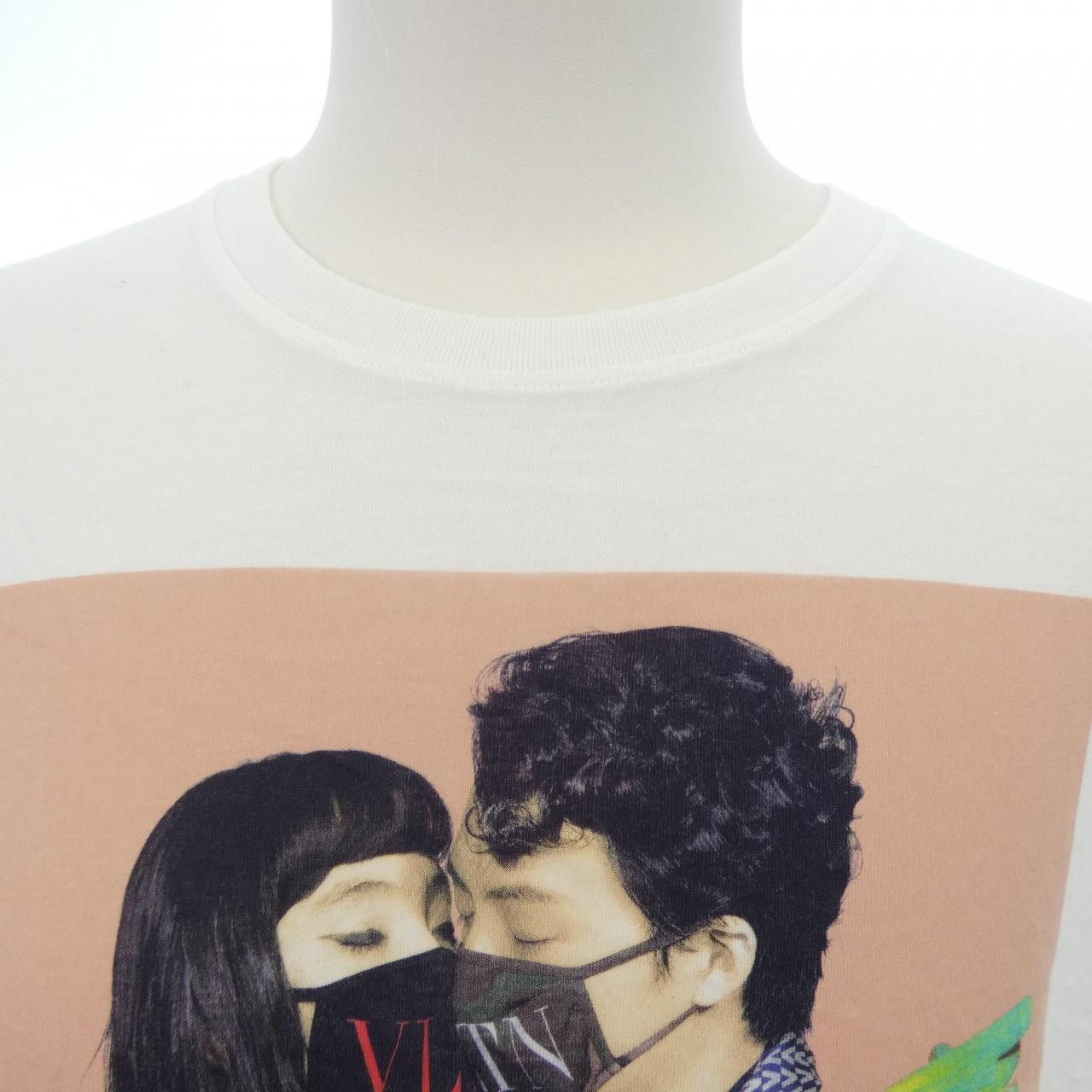 Valentino Valentino Valentino T Shirt Textile T-Shirts SV3MG03GSHA DUTY FREE for USA Size ONE SIZE - 5 Thumbnail