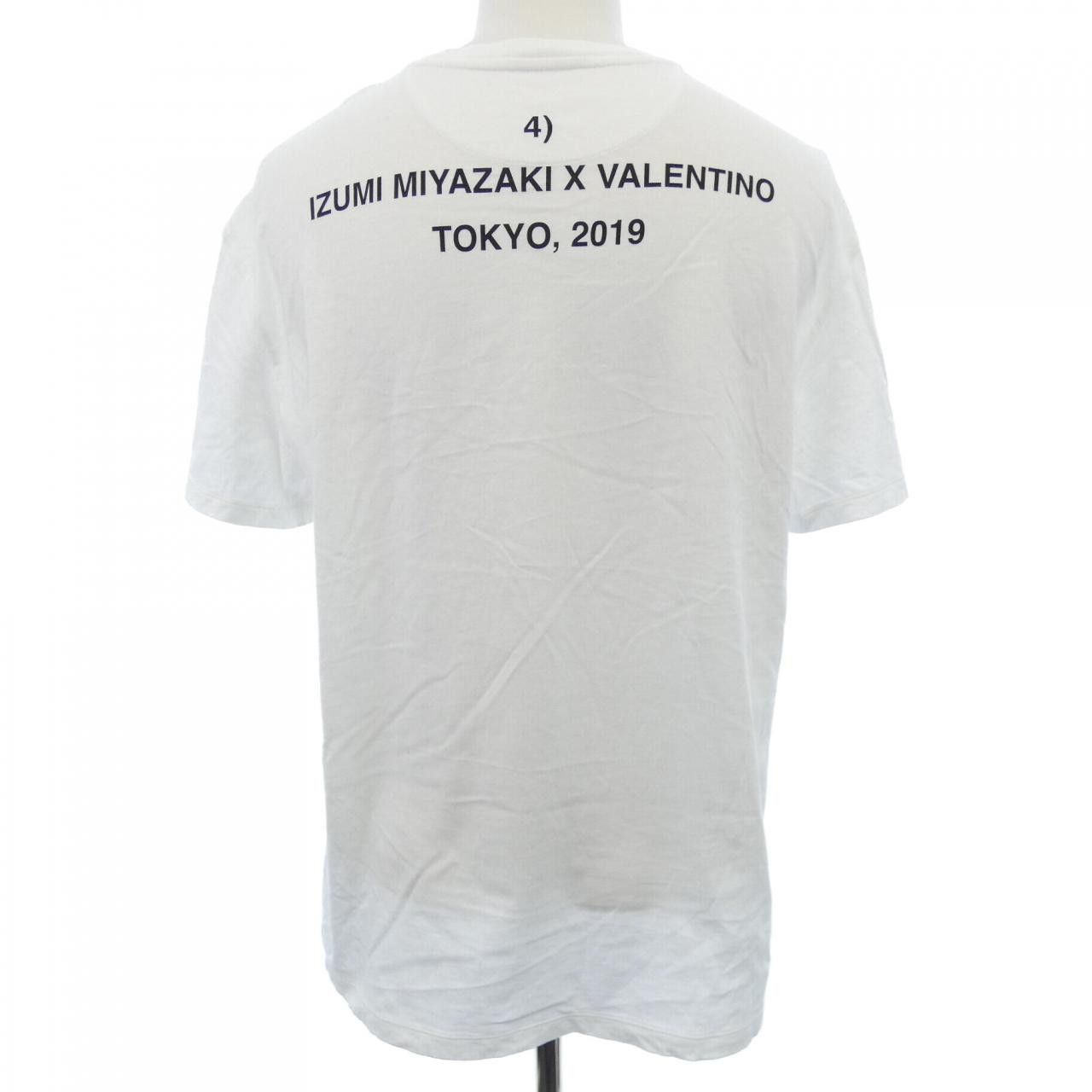 Valentino Valentino Valentino T Shirt Textile T-Shirts SV3MG03GSHA DUTY FREE for USA Size ONE SIZE - 2 Thumbnail