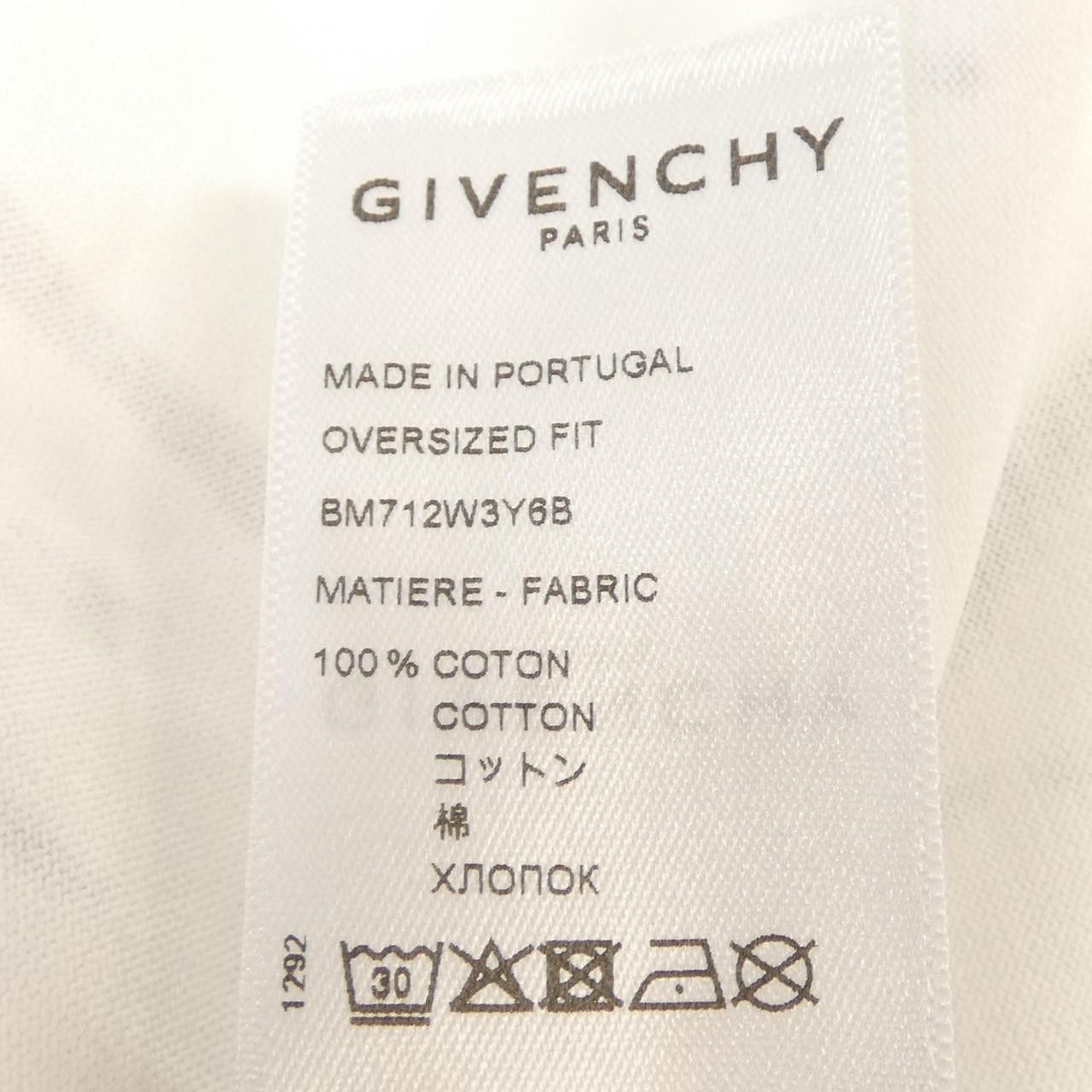 Givenchy Givenchy Givenchy Cotton T Shirt Textile T-Shirts BM712W3Y6B DUTY FREE for USA Size ONE SIZE - 3 Thumbnail