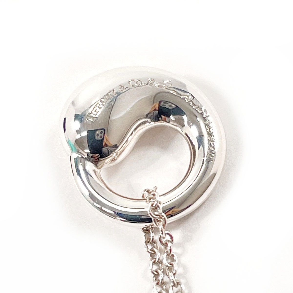 Tiffany & Co. Tiffany & Co. Tiffany & Co. Elsa Peretti Eternal Circle Silver Necklace Precious Metal Necklace DUTY FREE for USA Size ONE SIZE - 5 Thumbnail