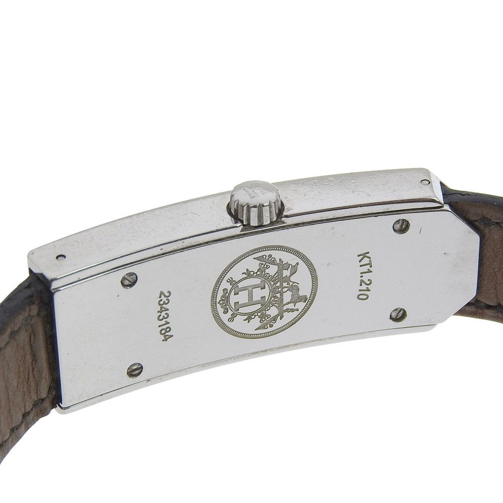 Hermes Hermes Hermes Kelly2 Stainless Steel Quartz Metal Quartz KT1.210 DUTY FREE for USA Size ONE SIZE - 5 Thumbnail
