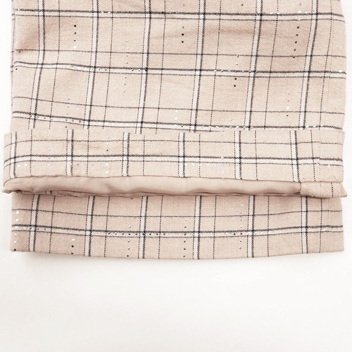 Chanel Chanel Chanel Lame Check Cotton Pants Textile Pants P71172 DUTY FREE for USA Size ONE SIZE - 8 Thumbnail
