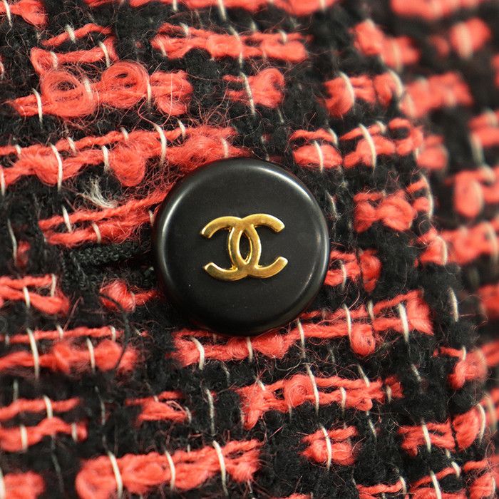 Chanel Chanel Chanel Tweed Wool Mohair Nylon Jacket Textile Outerwear P05767 DUTY FREE for USA Size ONE SIZE - 2 Thumbnail