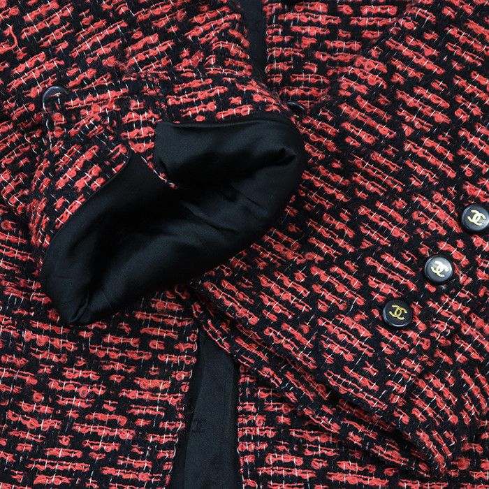 Chanel Chanel Chanel Tweed Wool Mohair Nylon Jacket Textile Outerwear P05767 DUTY FREE for USA Size ONE SIZE - 7 Thumbnail