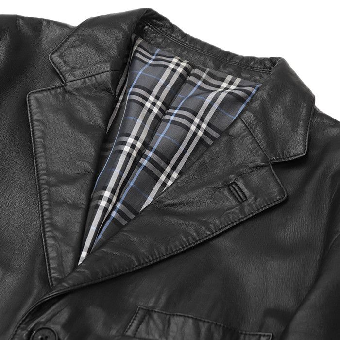 Burberry Burberry Burberry Black Label Goat Leather Jacket Leather Outerwear DUTY FREE for USA Size ONE SIZE - 2 Thumbnail