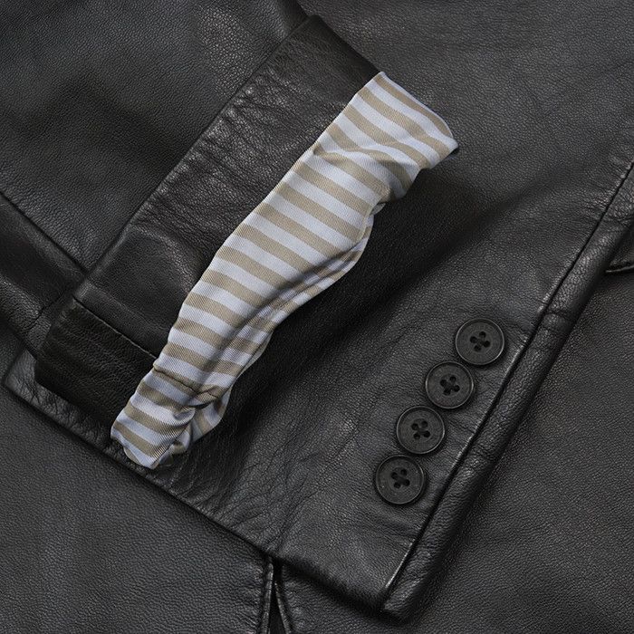 Burberry Burberry Burberry Black Label Goat Leather Jacket Leather Outerwear DUTY FREE for USA Size ONE SIZE - 6 Thumbnail
