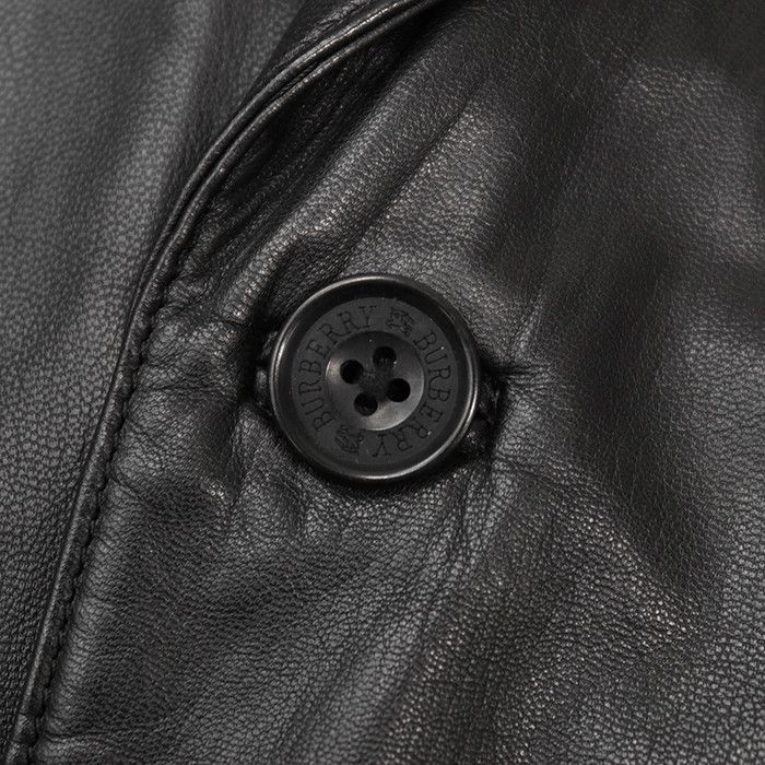 Burberry Burberry Burberry Black Label Goat Leather Jacket Leather Outerwear DUTY FREE for USA Size ONE SIZE - 3 Thumbnail
