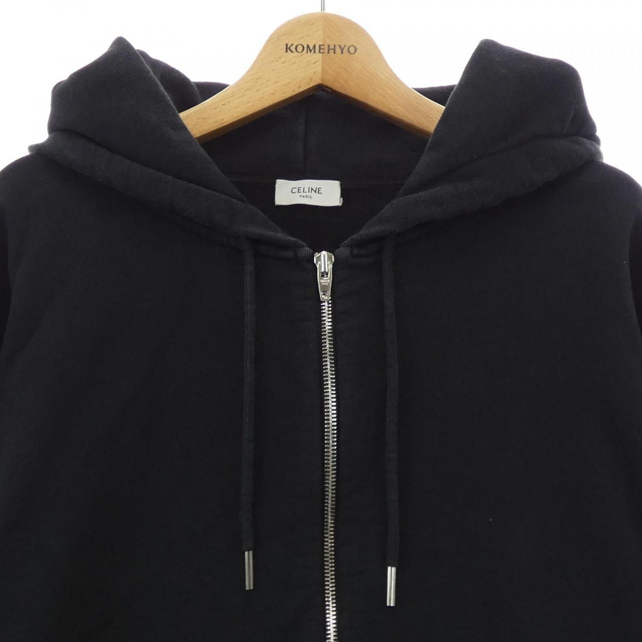 Celine Celine CELINE CELINE LOOSE HOODIE Hoodie Textile Sweatshirts & Hoodies 2Y497670Q DUTY FREE for USA Size ONE SIZE - 5 Thumbnail
