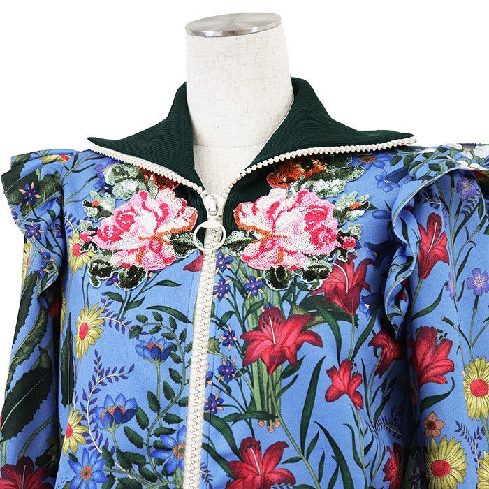 Gucci Gucci Gucci Cotton Blend Blouson Textile Outerwear DUTY FREE for USA Size ONE SIZE - 2 Thumbnail