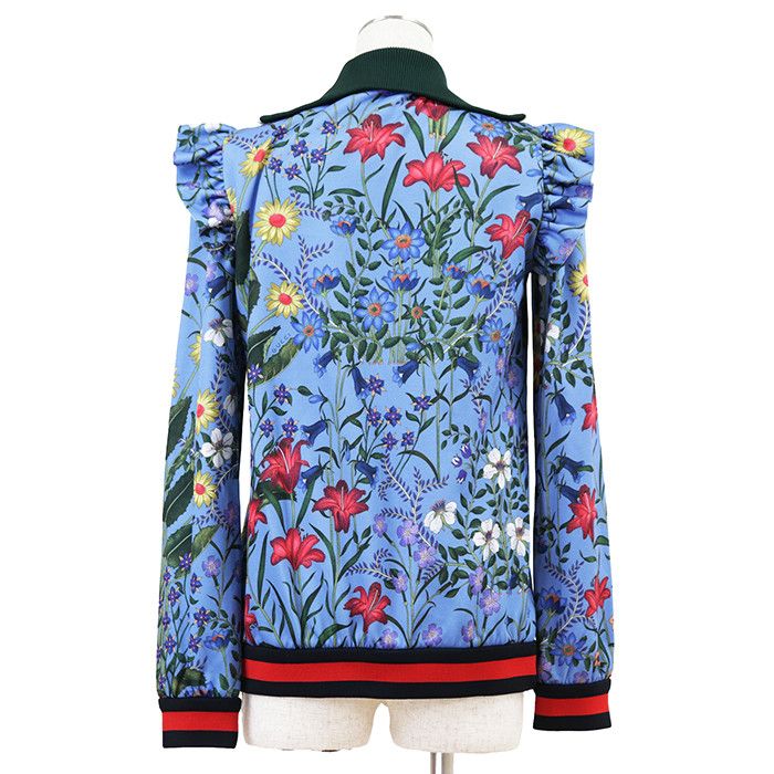 Gucci Gucci Gucci Cotton Blend Blouson Textile Outerwear DUTY FREE for USA Size ONE SIZE - 8 Thumbnail