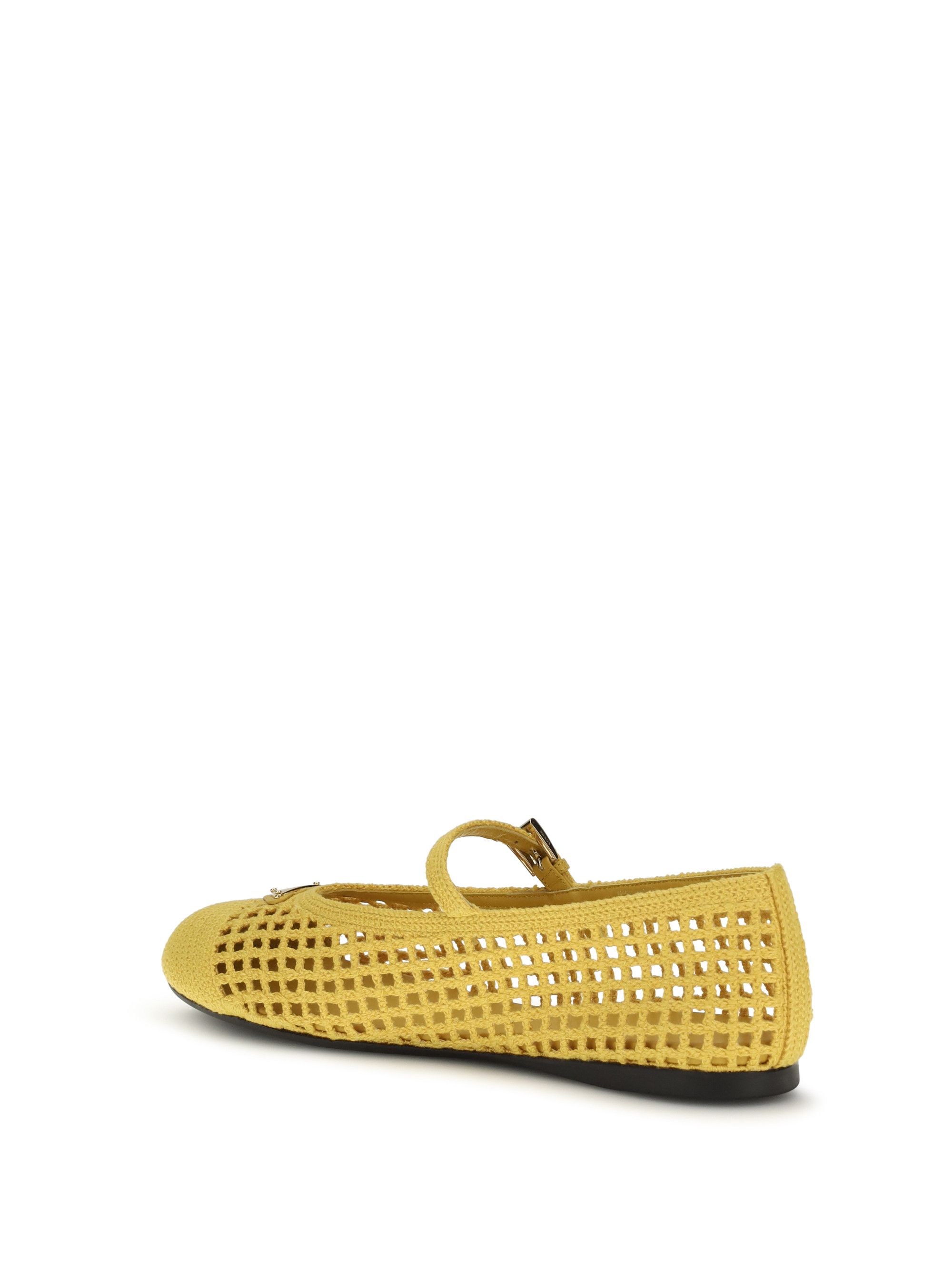 Prada Crochet Ballerinas Size US 7 / IT 37 - 3 Thumbnail