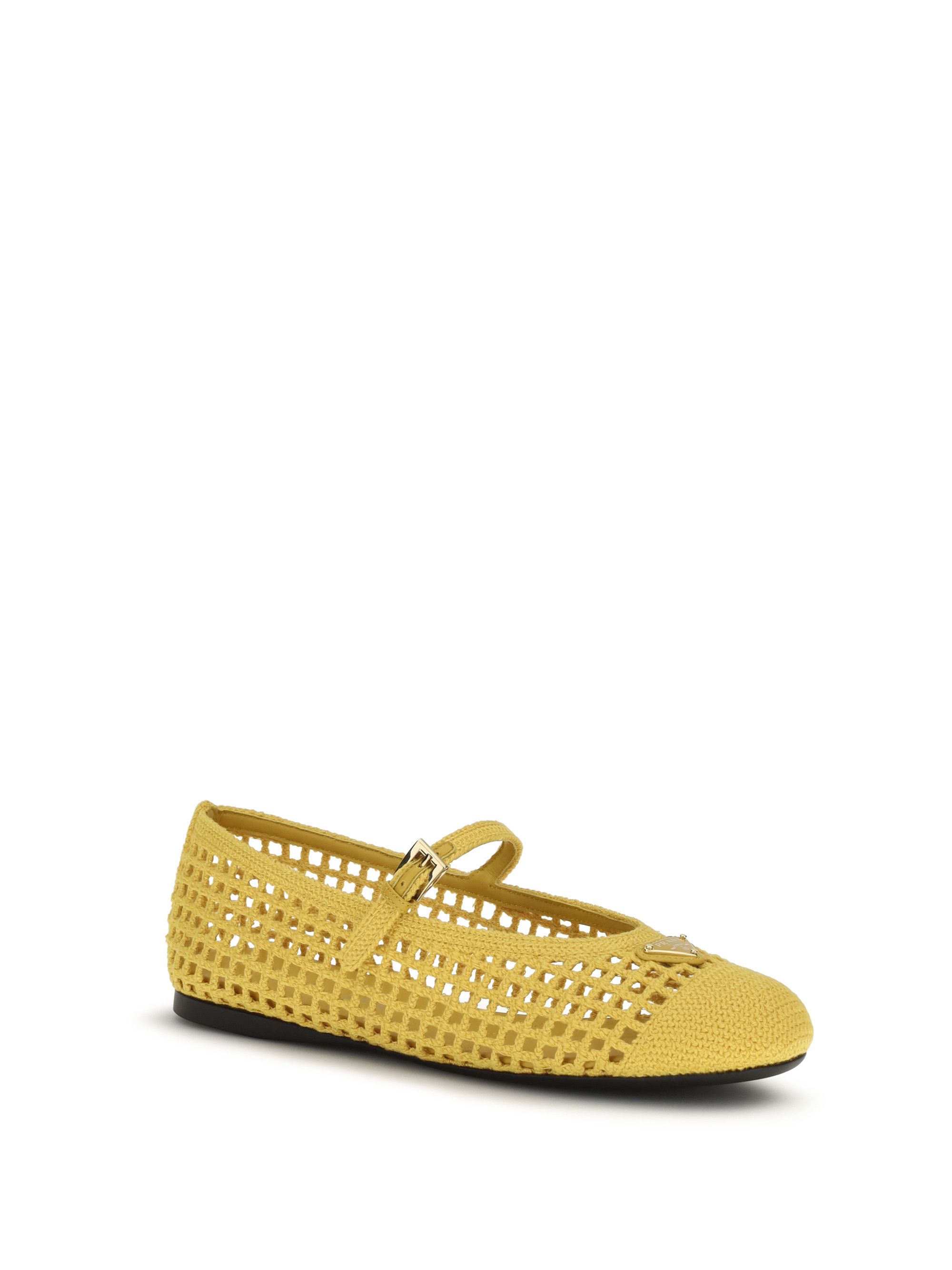 Prada Crochet Ballerinas Size US 8 / IT 38 - 2 Thumbnail