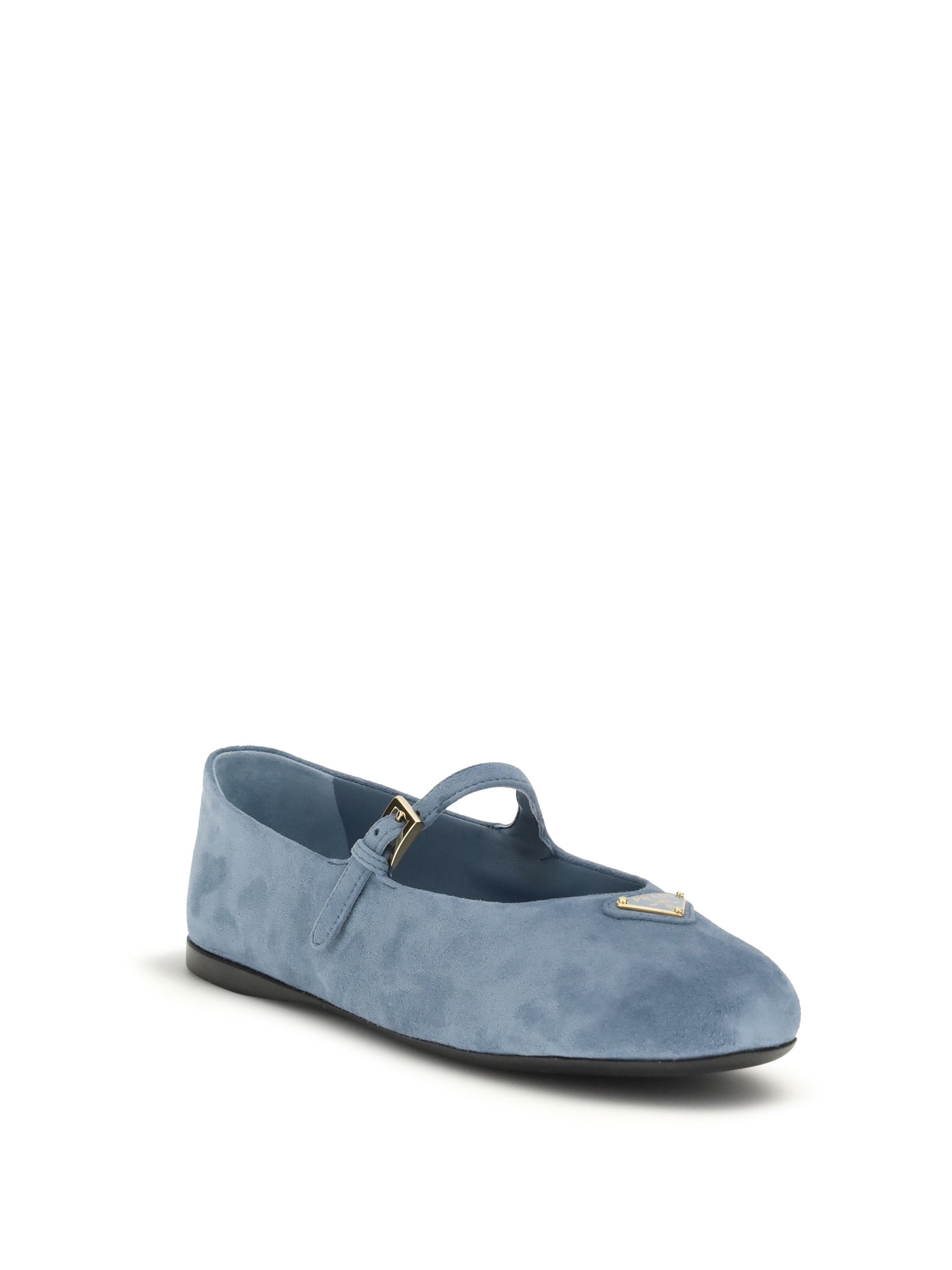 Prada Suede leather Ballerinas Size US 10 / IT 40 - 2 Thumbnail