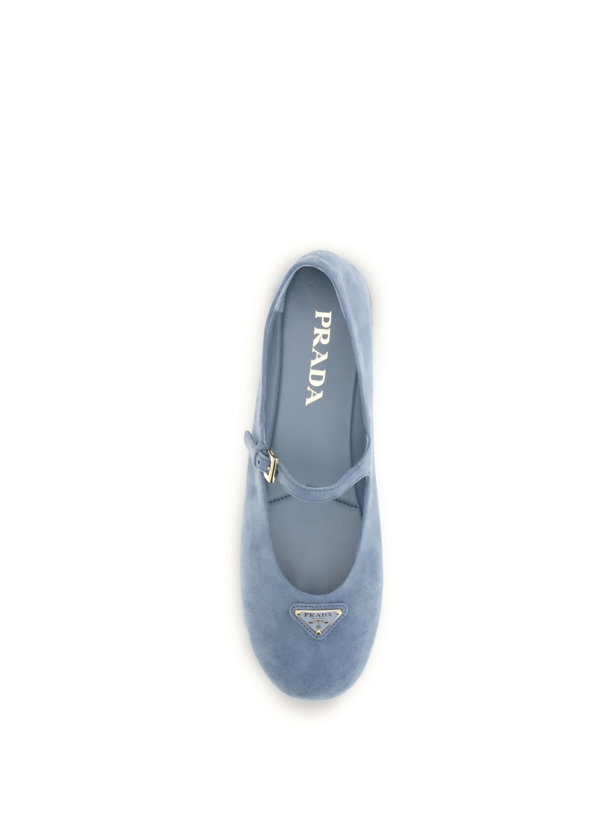 Prada Suede leather Ballerinas Size US 10 / IT 40 - 4 Thumbnail