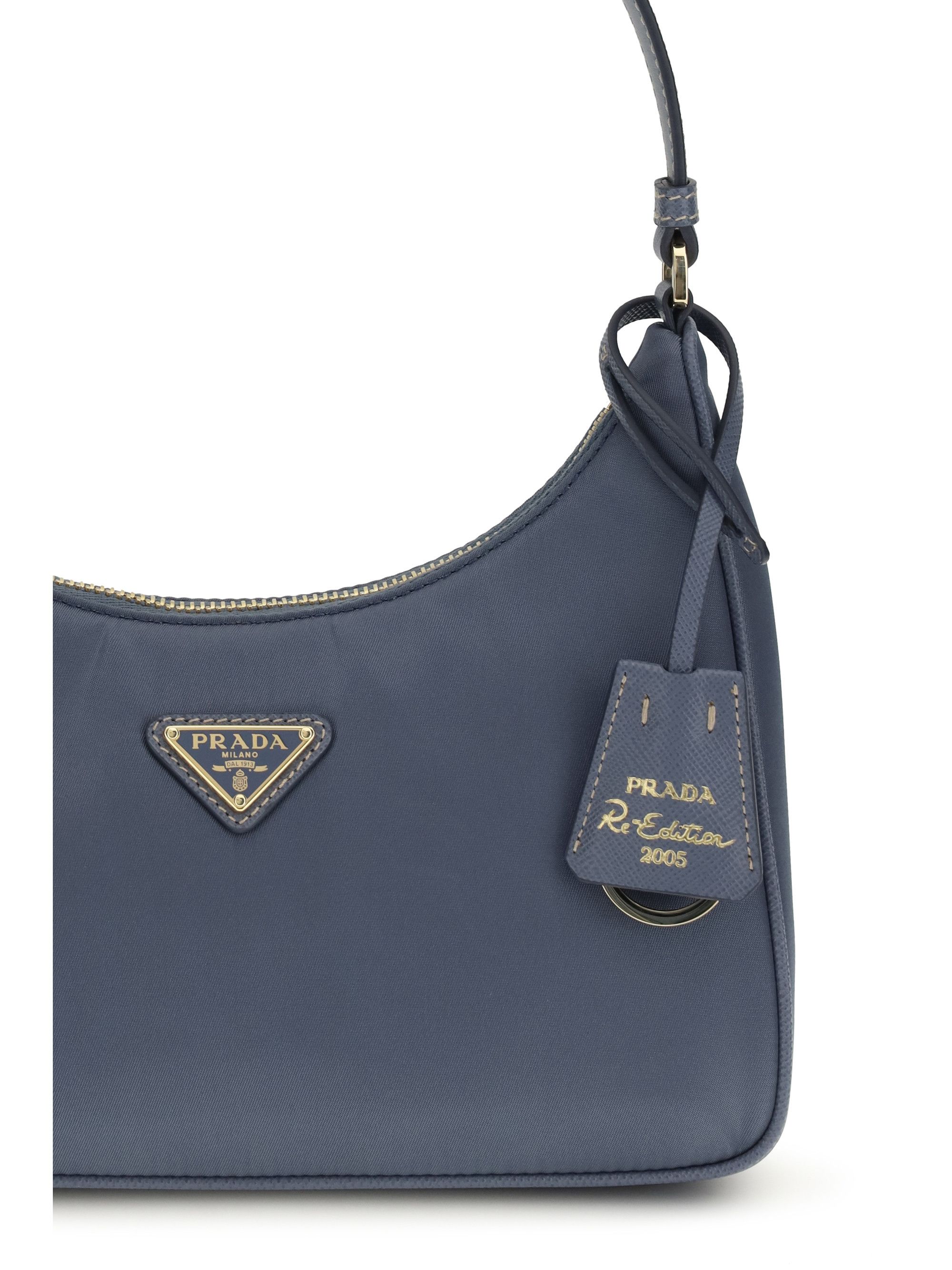 Prada Re-Edition 2005 Re-Nylon and saffiano Shoulder Bag Size ONE SIZE - 4 Thumbnail