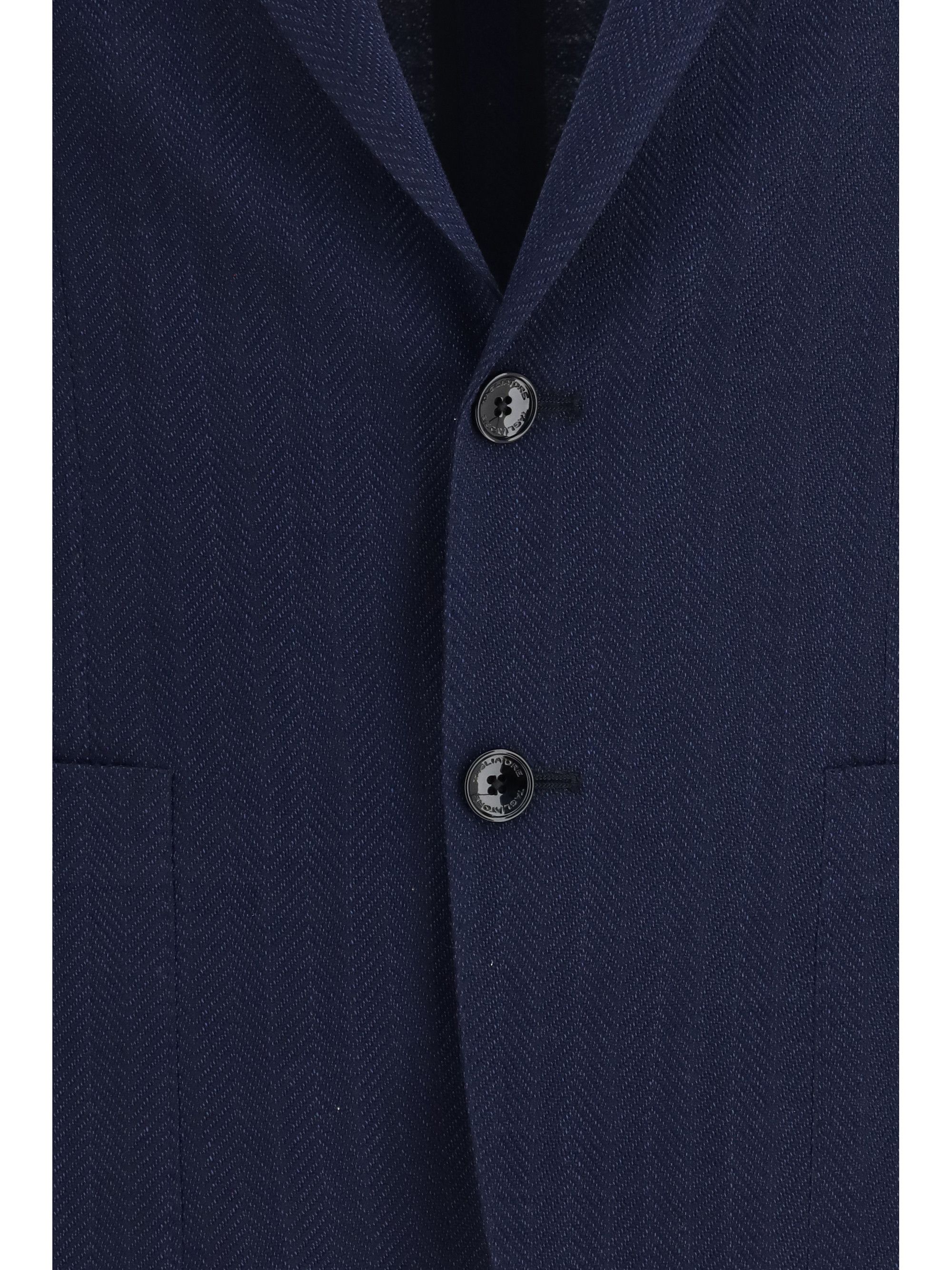 Tagliatore Single-breasted Jacket in herringbone fabric Size US XXL / EU 58 / 5 - 3 Thumbnail