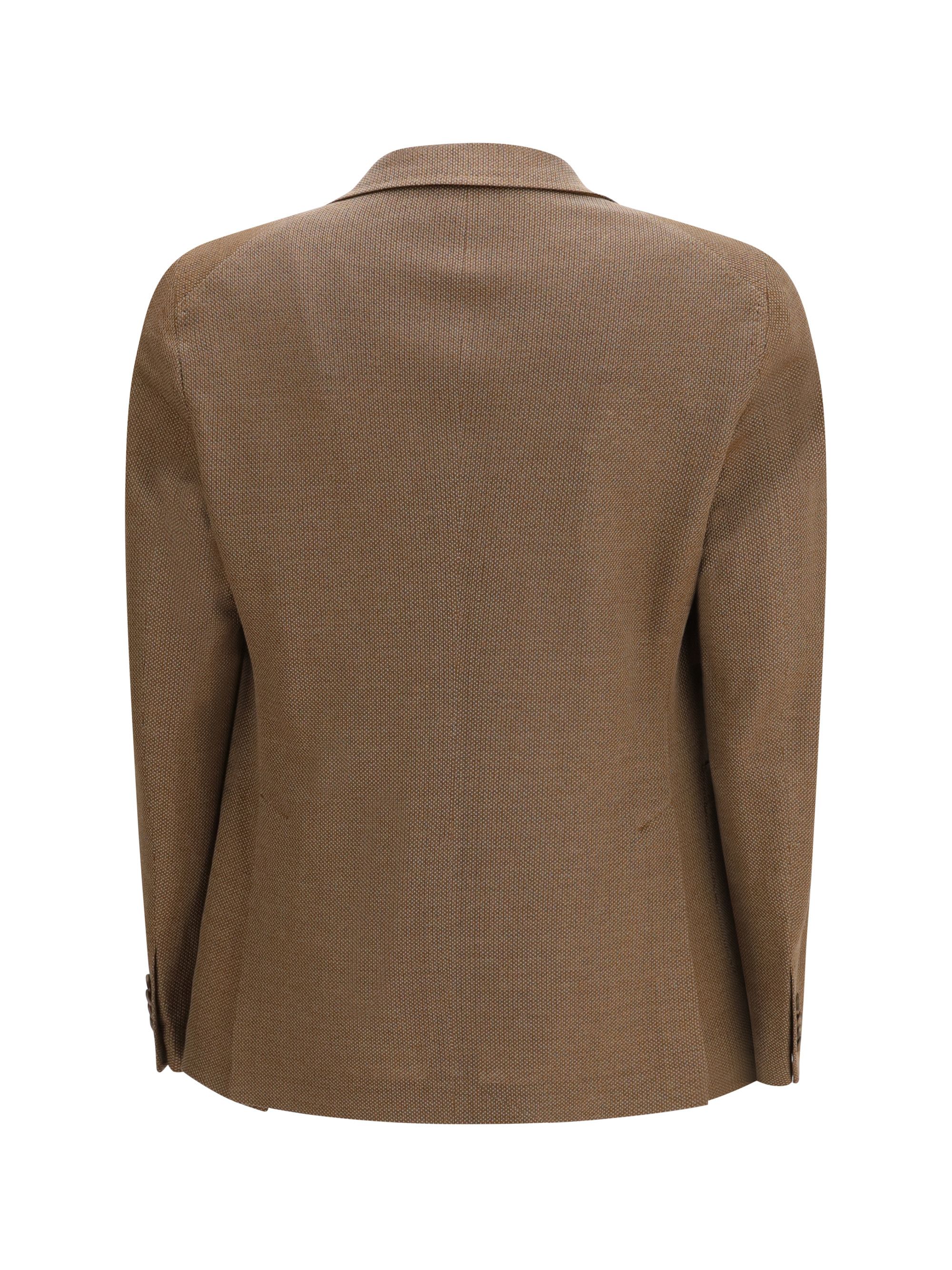 Tagliatore Linen and cotton Blazer Size US L / EU 52-54 / 3 - 2 Thumbnail