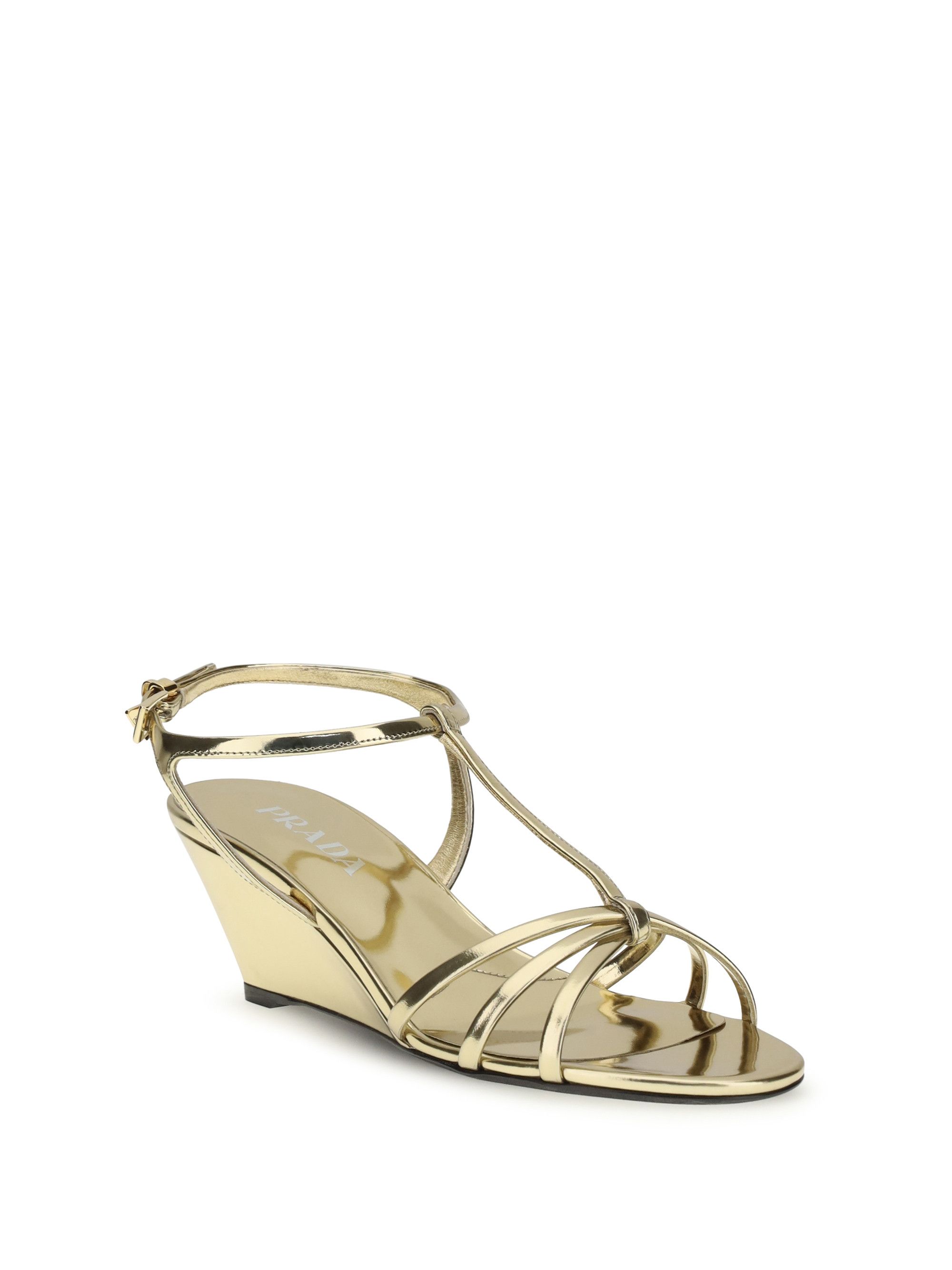 Prada Wedge Sandals Size US 8 / IT 38 - 2 Thumbnail