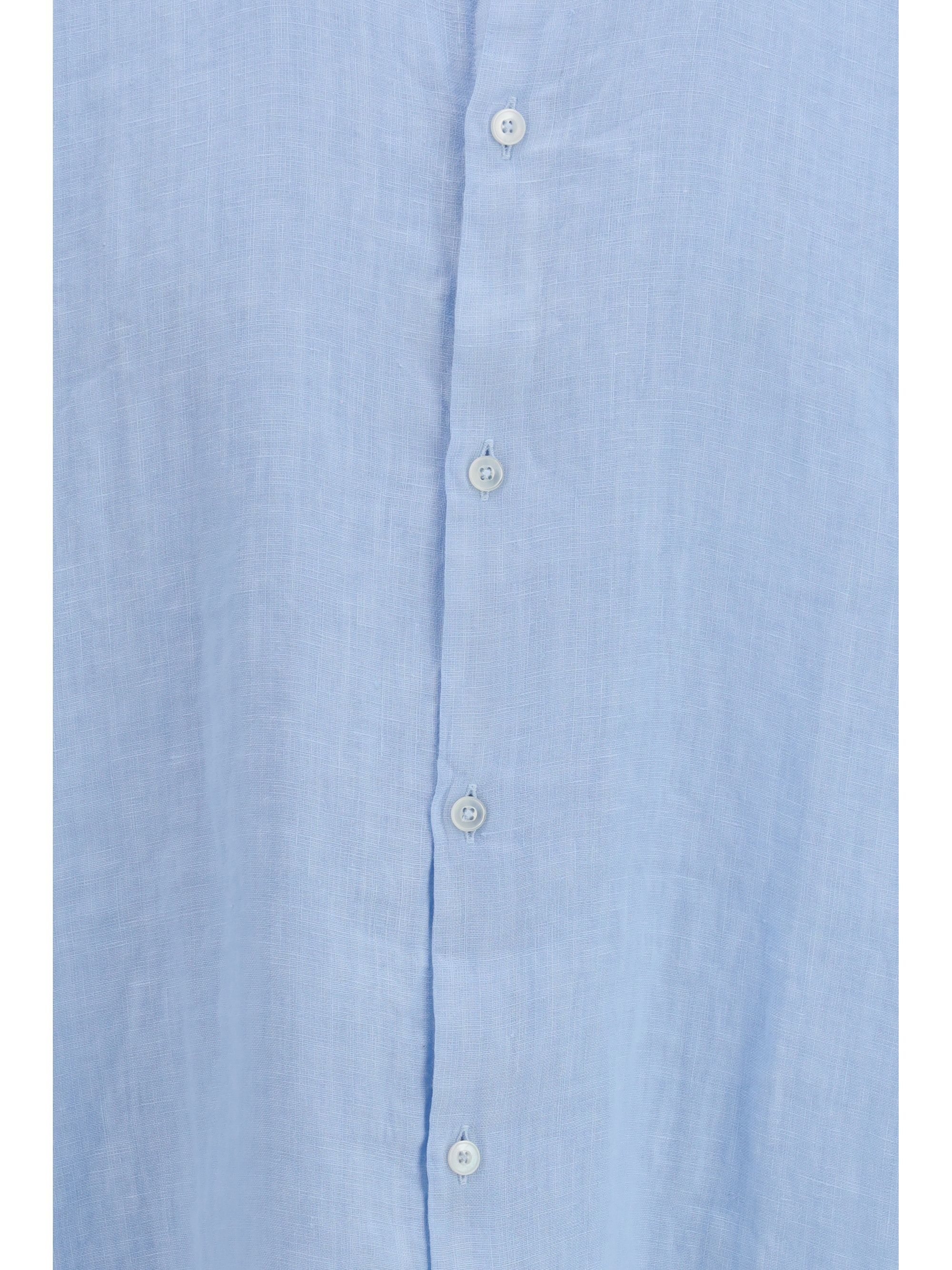 Brooksfield Linen Shirt Size US L / EU 52-54 / 3 - 3 Thumbnail