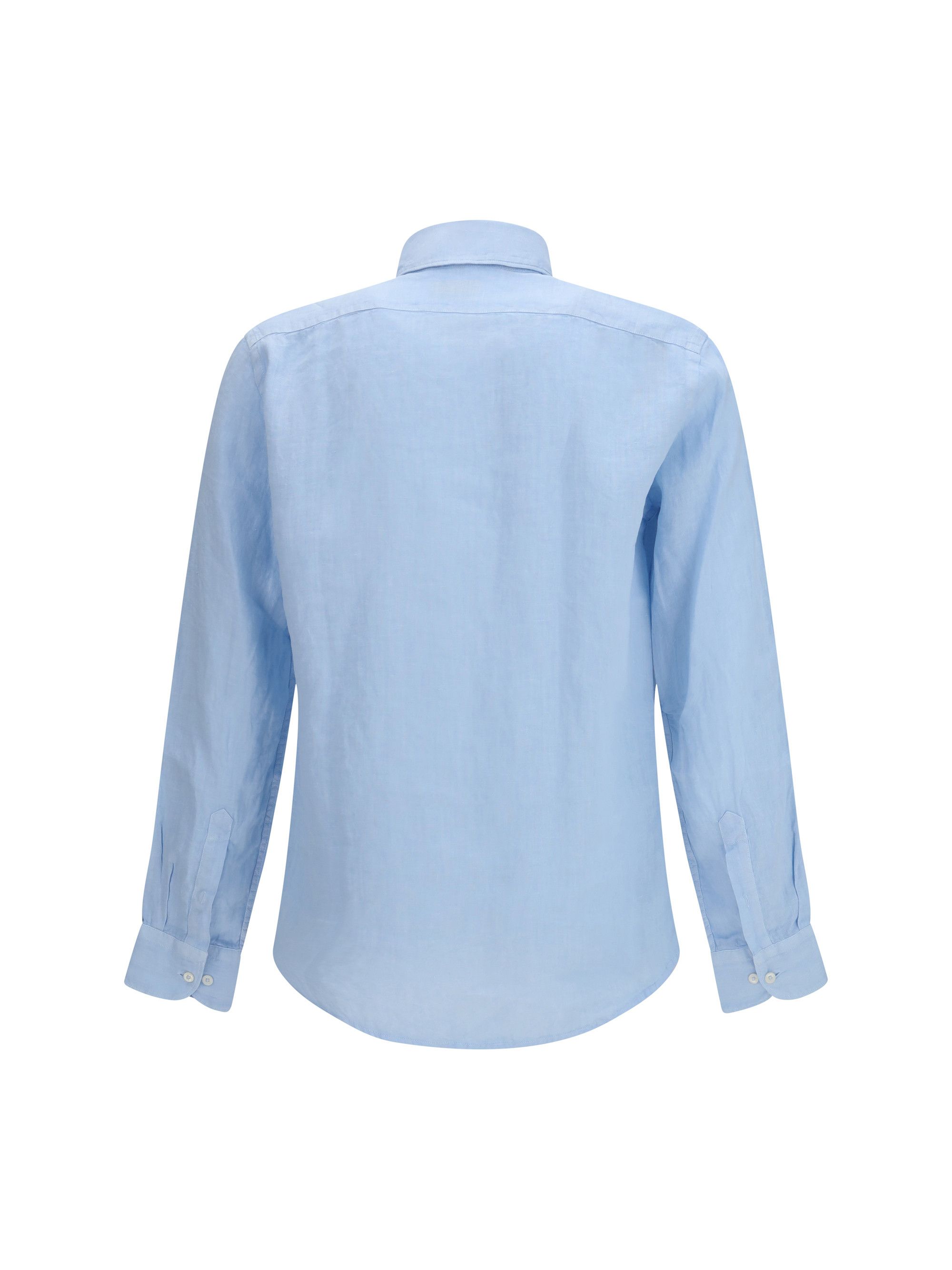 Brooksfield Linen Shirt Size US XXL / EU 58 / 5 - 2 Thumbnail