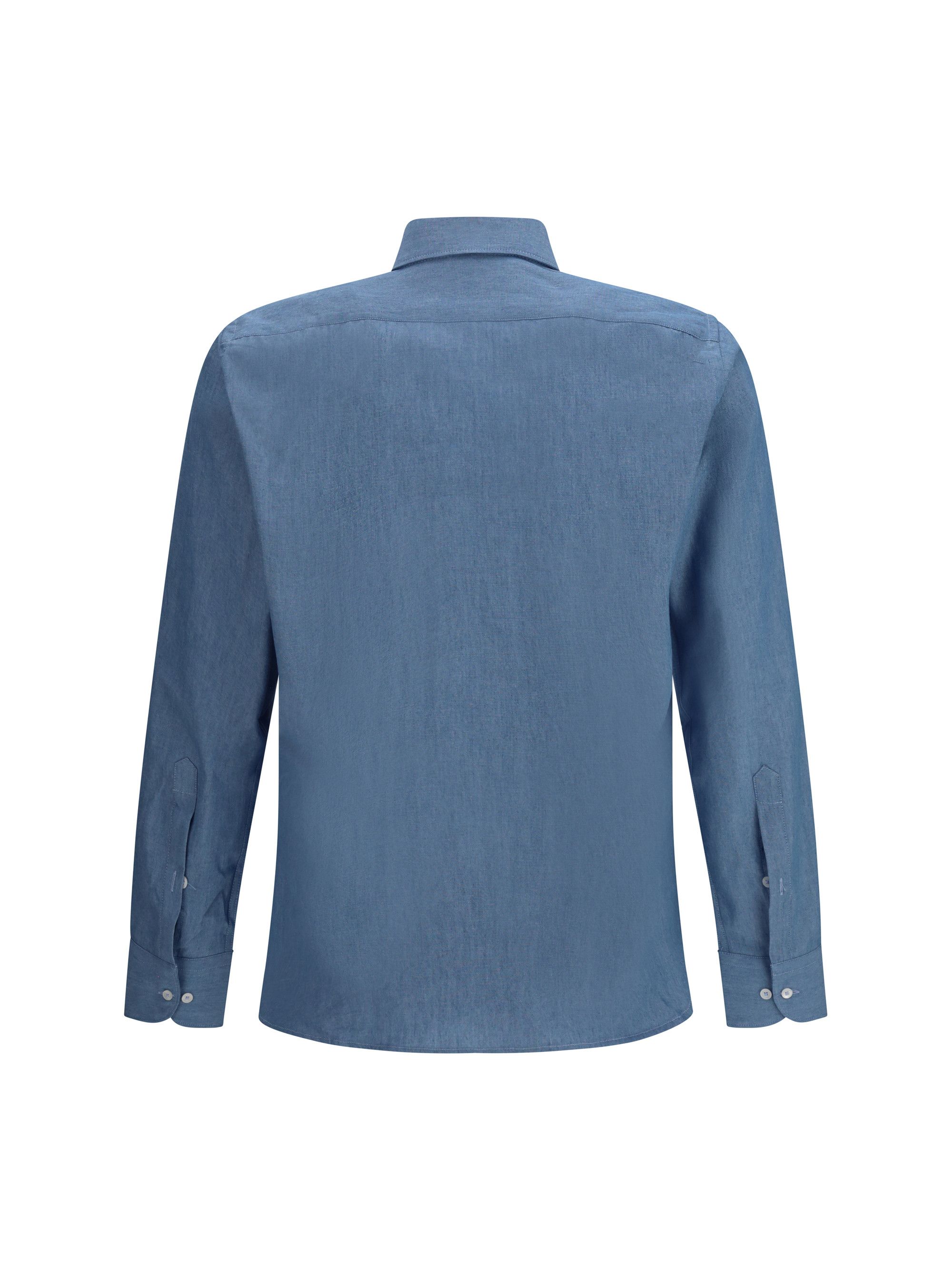 Brooksfield Cotton Shirt Size US L / EU 52-54 / 3 - 2 Thumbnail