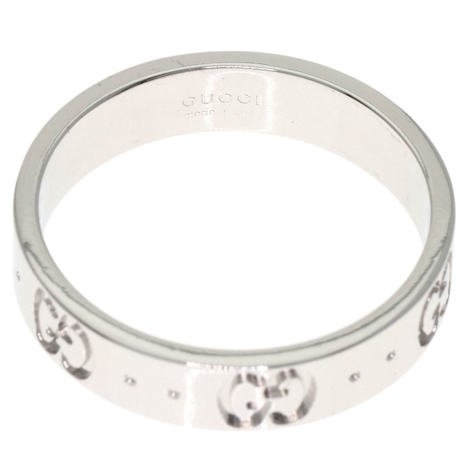 Gucci Gucci Icon #11 Ring - 18K White Gold Women's GUCCI Size ONE SIZE - 4 Thumbnail