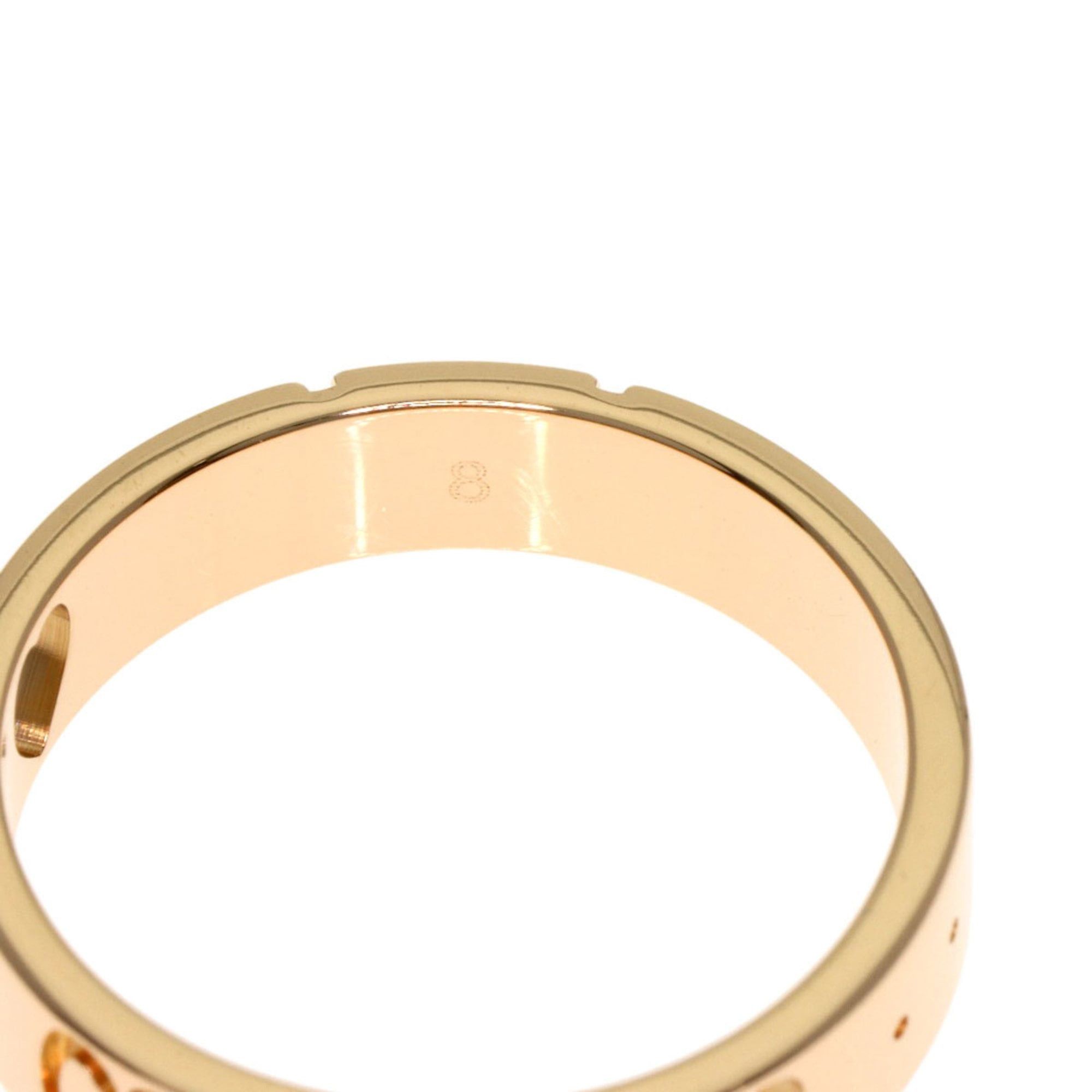 Gucci Gucci Icon Amor Heart #8 Ring, 18K Pink Gold, Women's. Size ONE SIZE - 5 Thumbnail