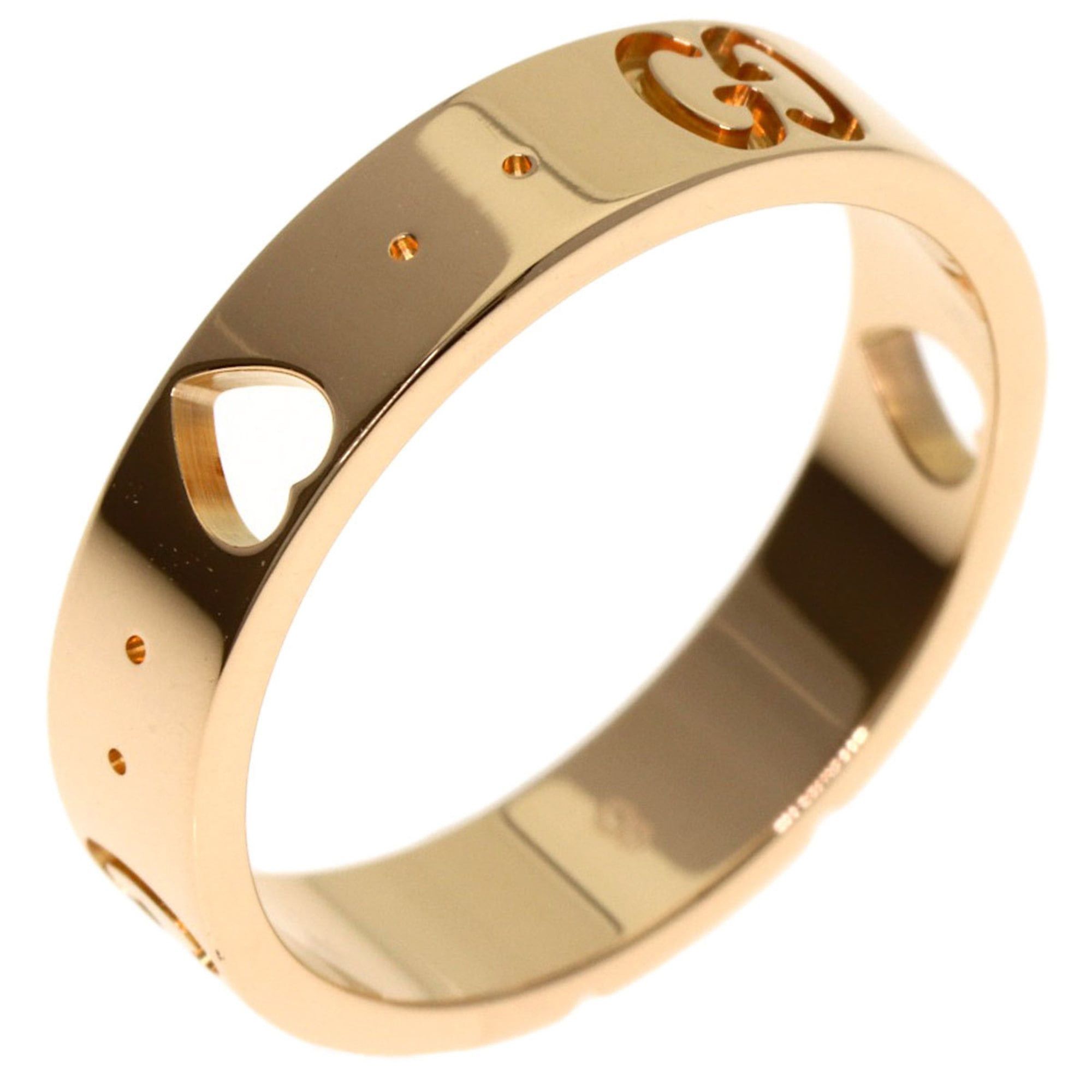Gucci Gucci Icon Amor Heart #8 Ring, 18K Pink Gold, Women's. Size ONE SIZE - 2 Thumbnail