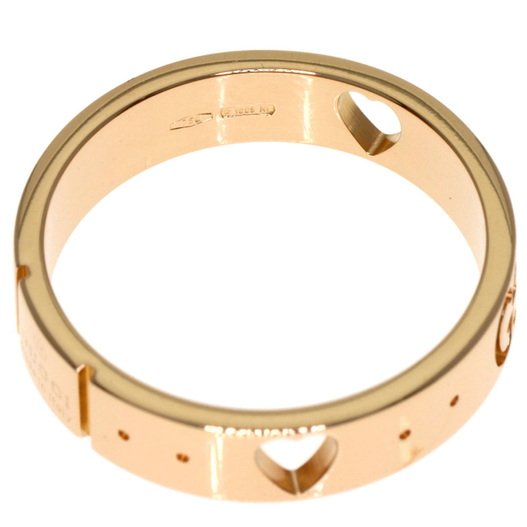 Gucci Gucci Icon Amor Heart #8 Ring, 18K Pink Gold, Women's. Size ONE SIZE - 4 Thumbnail
