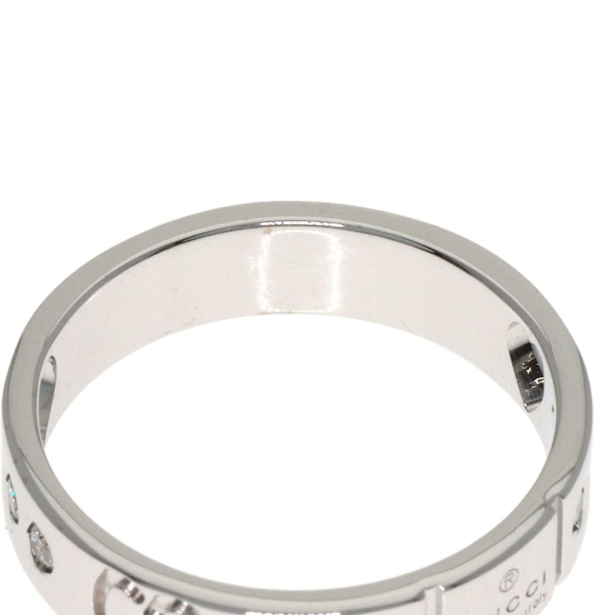 Gucci Gucci Icon Amor Diamond Ring #4, 18K White Gold, Women's. Size ONE SIZE - 9 Thumbnail
