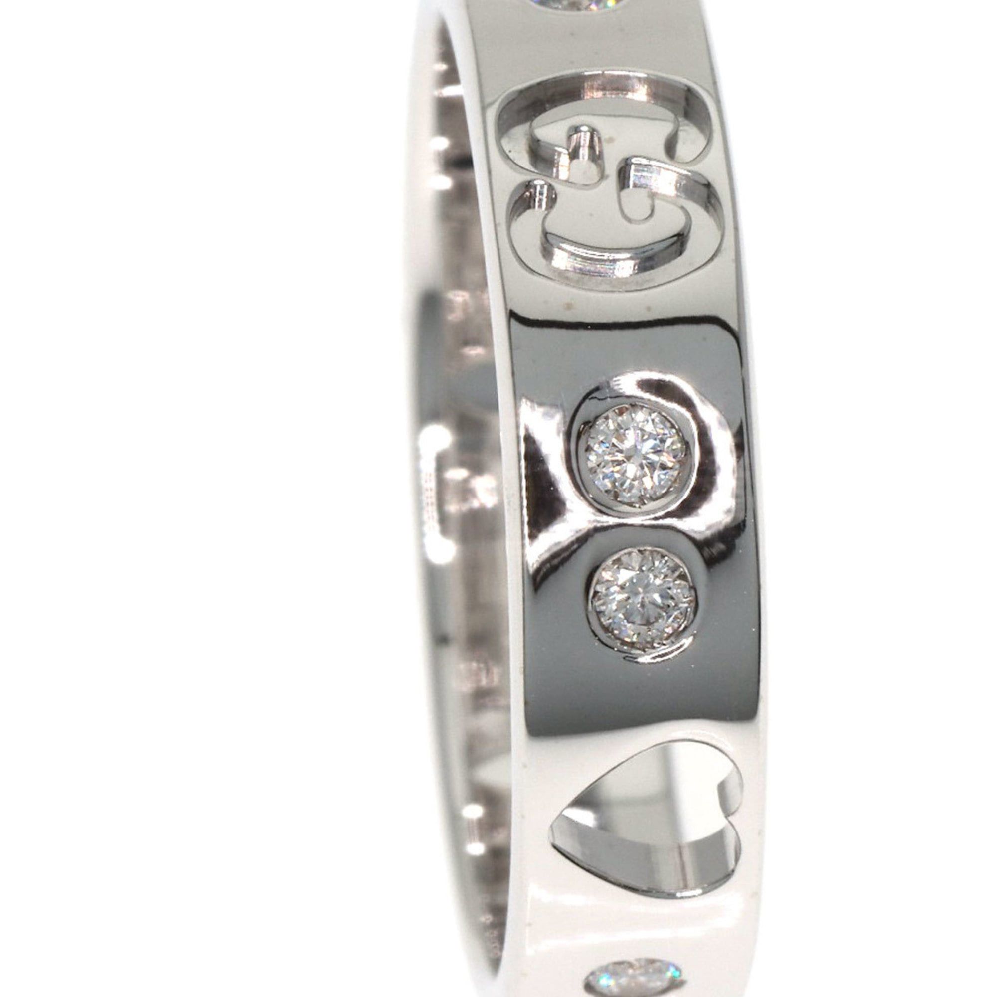 Gucci Gucci Icon Amor Diamond Ring #4, 18K White Gold, Women's. Size ONE SIZE - 7 Thumbnail