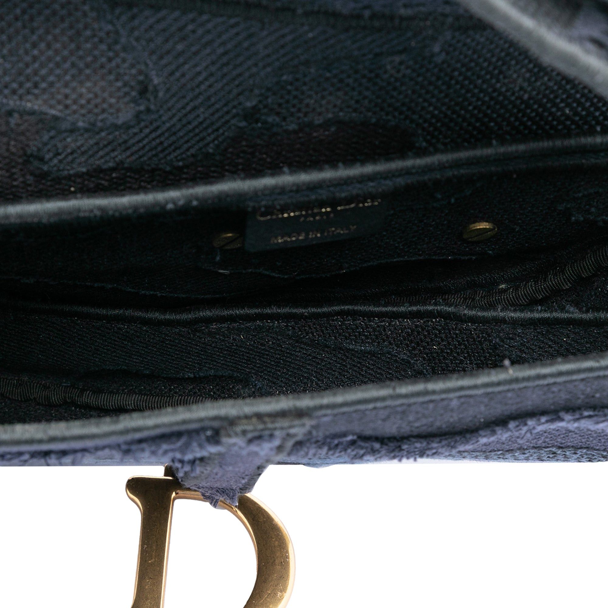 Dior Canvas Embroidered Camouflage Saddle Bag Size ONE SIZE - 4 Thumbnail