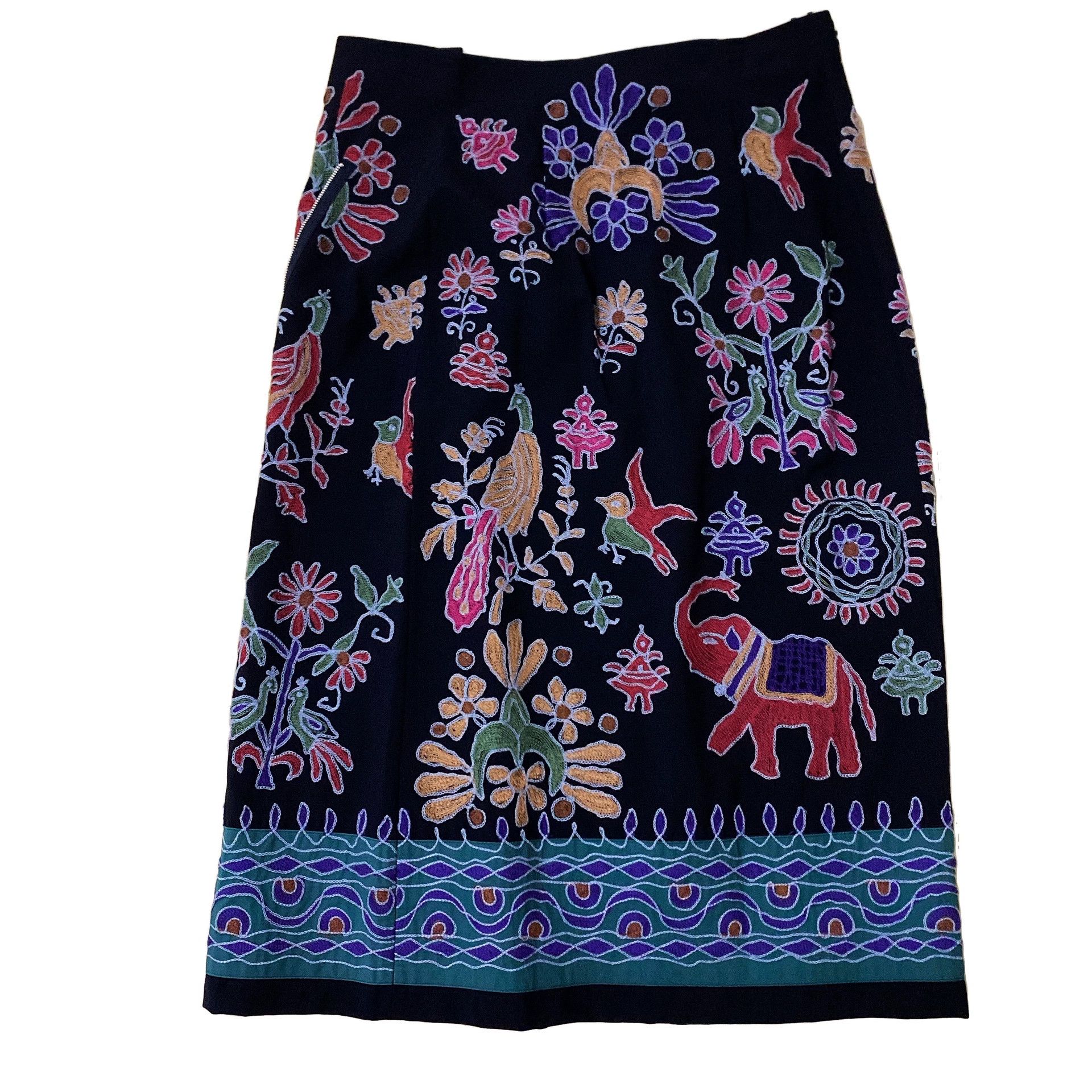 Comme des Garcons Comme des Garçons Tricot 1991 Embroidered Skirt Size 25" / US 0 / IT 36 - 4 Thumbnail