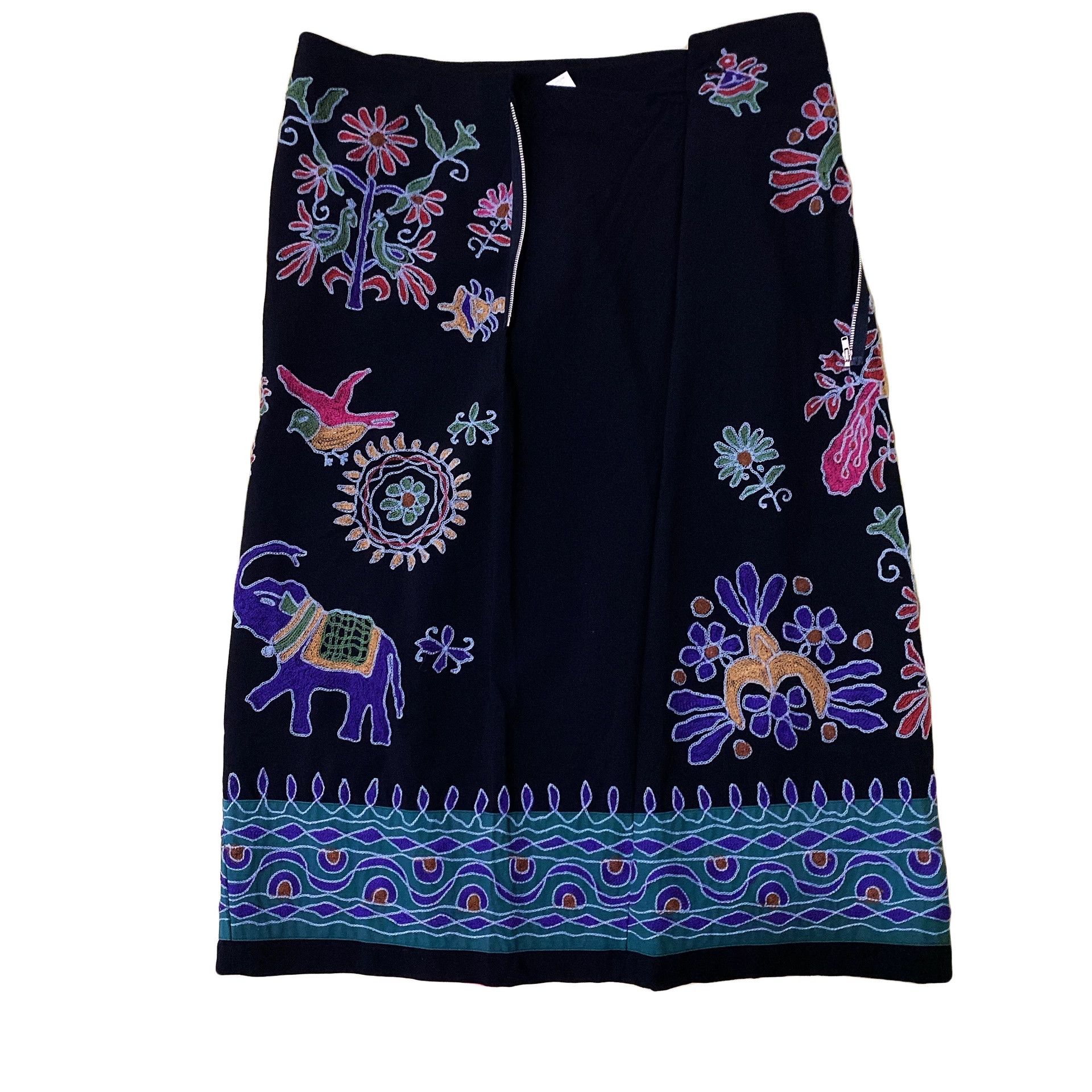 Comme des Garcons Comme des Garçons Tricot 1991 Embroidered Skirt Size 25" / US 0 / IT 36 - 3 Thumbnail
