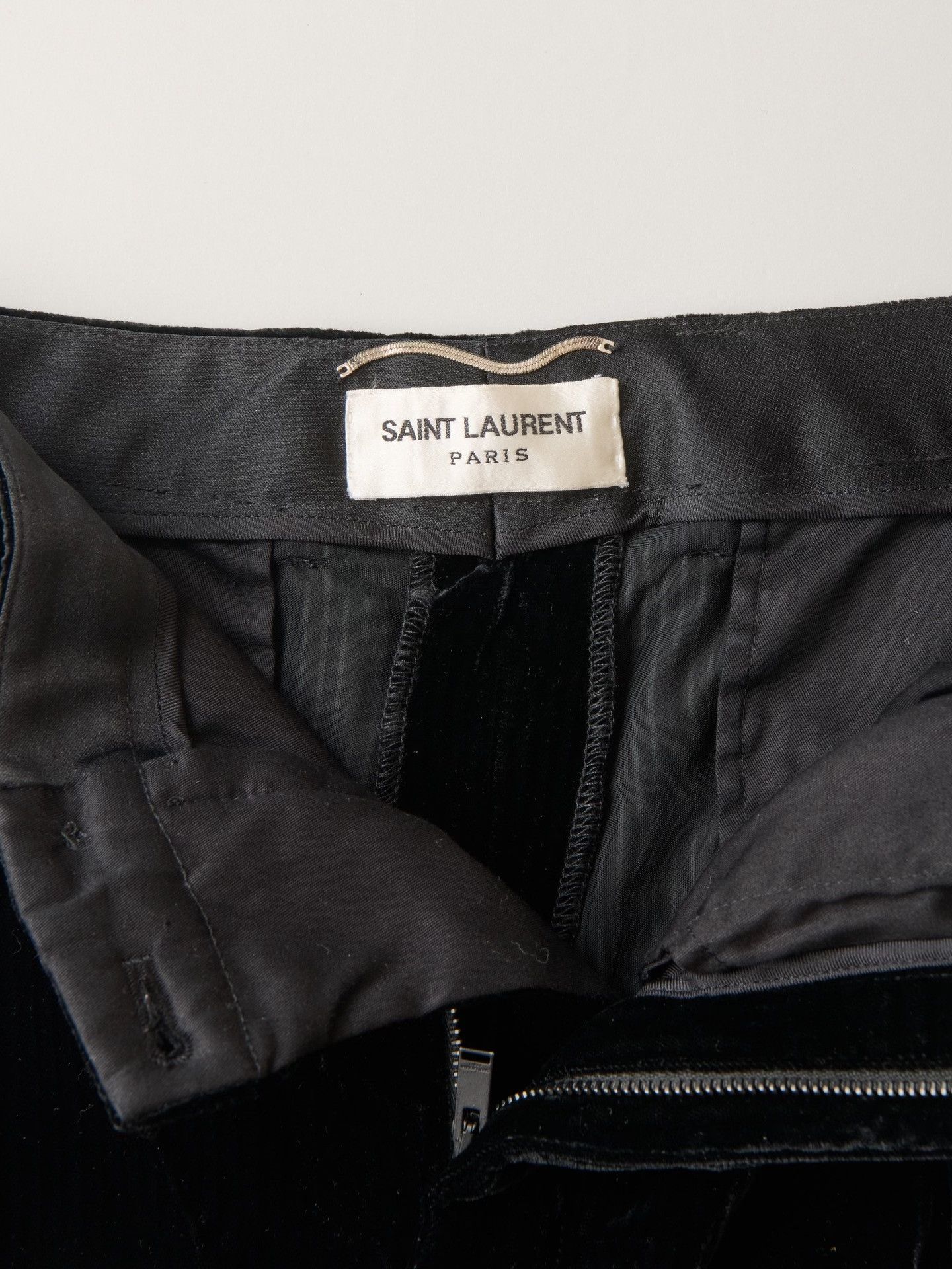 Saint Laurent Paris YSL 2020 Black Corduroy Pants Size 25" / US 0 / IT 36 - 5 Thumbnail