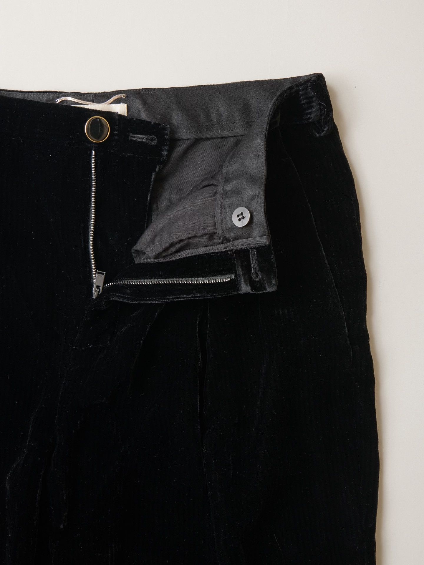 Saint Laurent Paris YSL 2020 Black Corduroy Pants Size 25" / US 0 / IT 36 - 4 Thumbnail