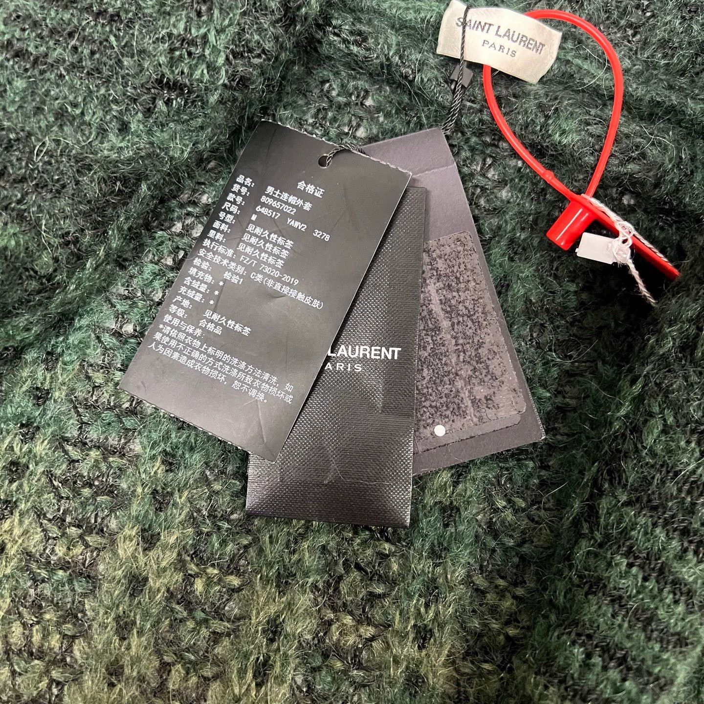 Saint Laurent Paris Saint Laurent Gradient Hooded Knit Cardigan Size M / US 6-8 / IT 42-44 - 5 Thumbnail