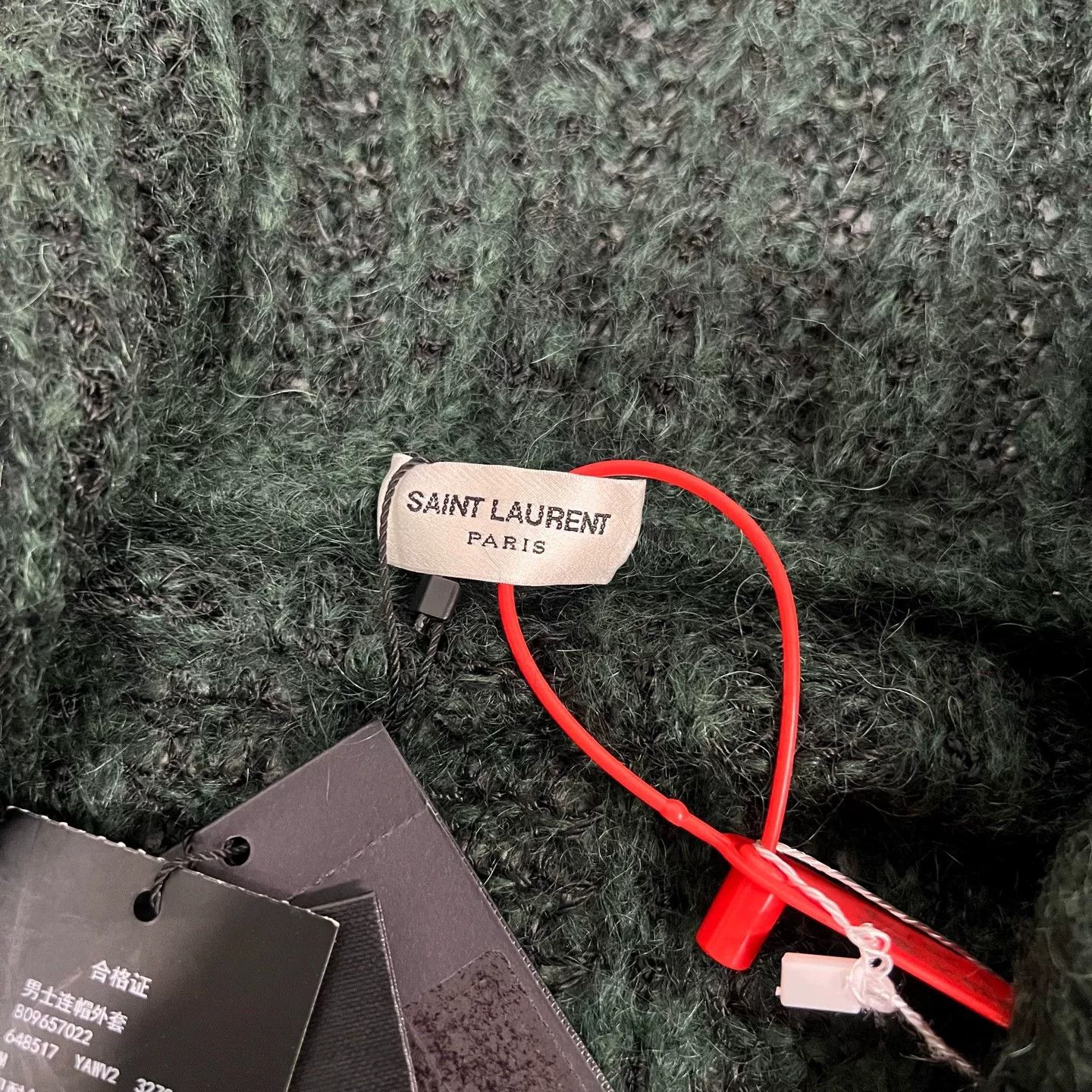 Saint Laurent Paris Saint Laurent Gradient Hooded Knit Cardigan Size M / US 6-8 / IT 42-44 - 7 Thumbnail