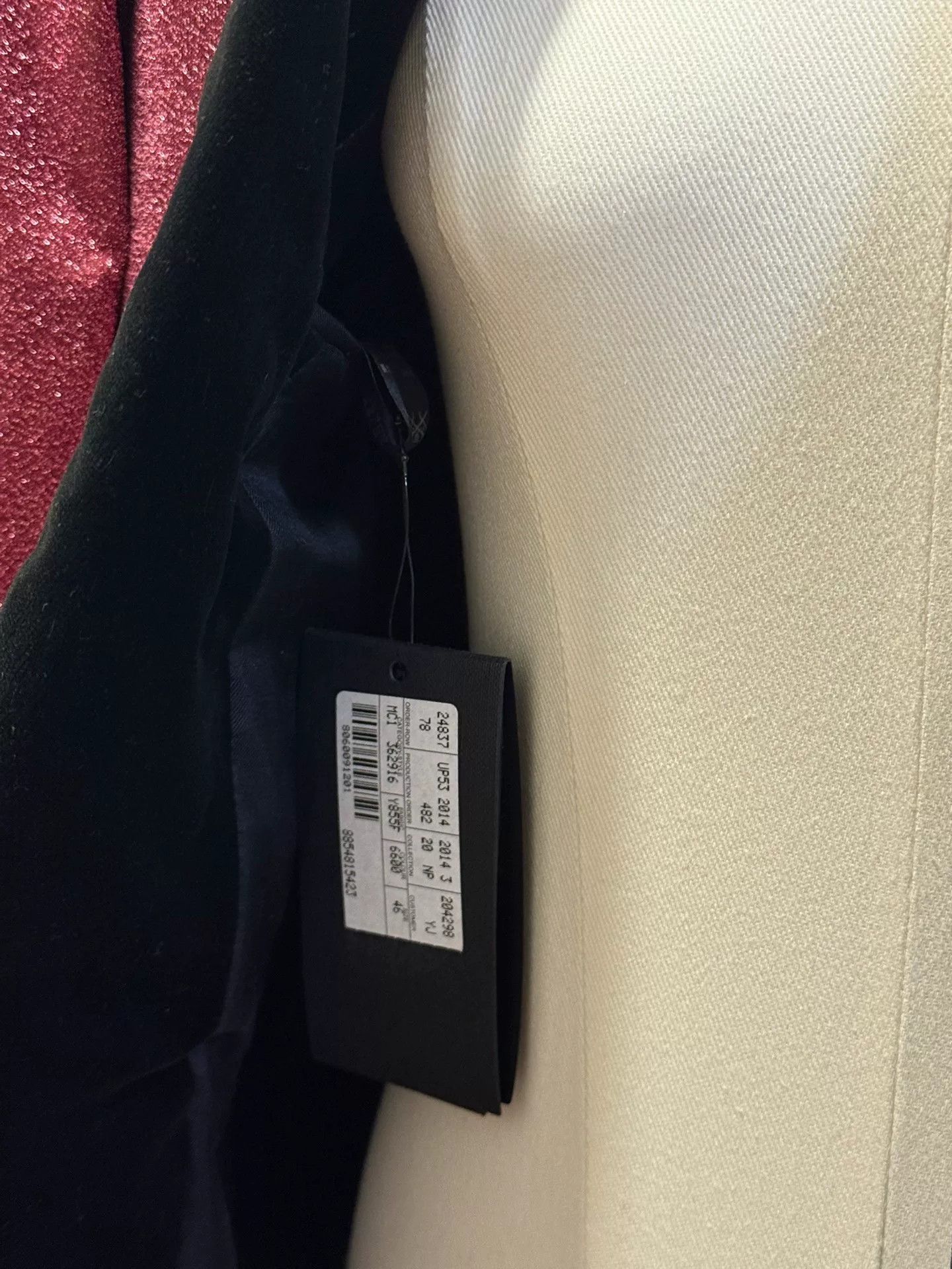 Saint Laurent Paris Saint Laurent Pink Glitter Blazer Size M / US 6-8 / IT 42-44 - 4 Thumbnail