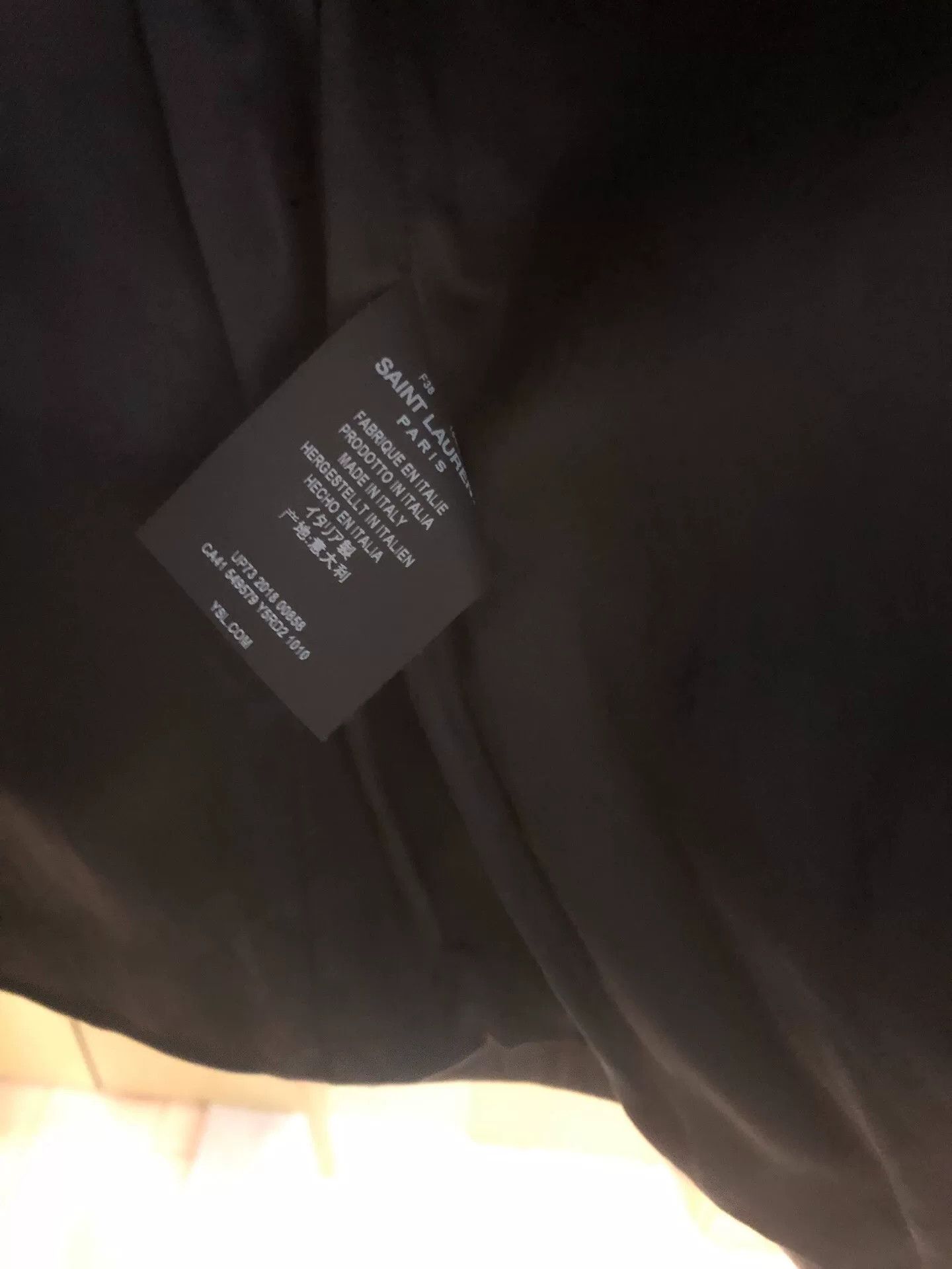 Saint Laurent Paris Saint Laurent Black Leather Blazer Size M / US 6-8 / IT 42-44 - 6 Thumbnail