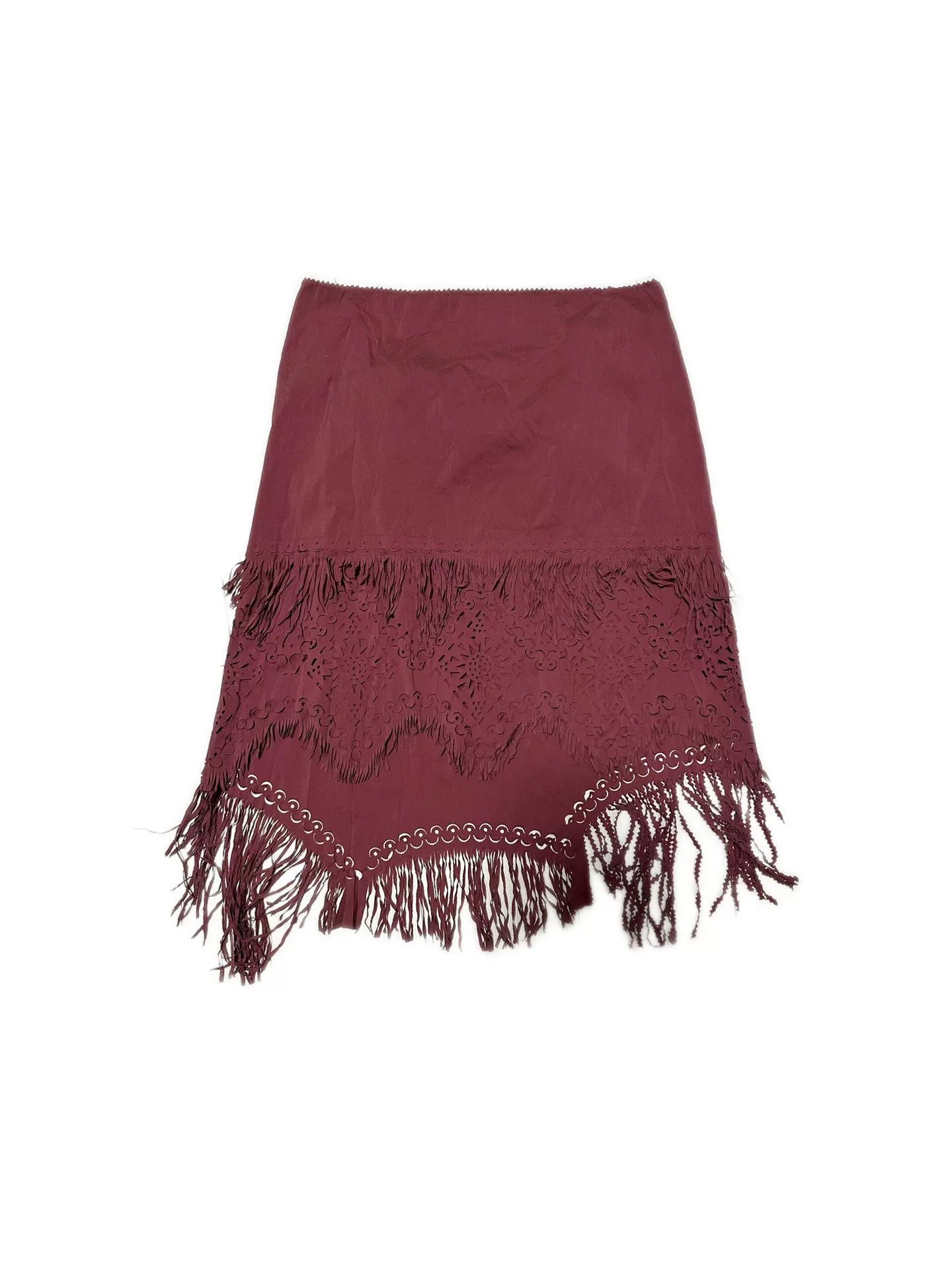 Jean Paul Gaultier Jean Paul Gaultier Cut-Out Fringe Skirt Size 25" / US 0 / IT 36 - 5 Thumbnail