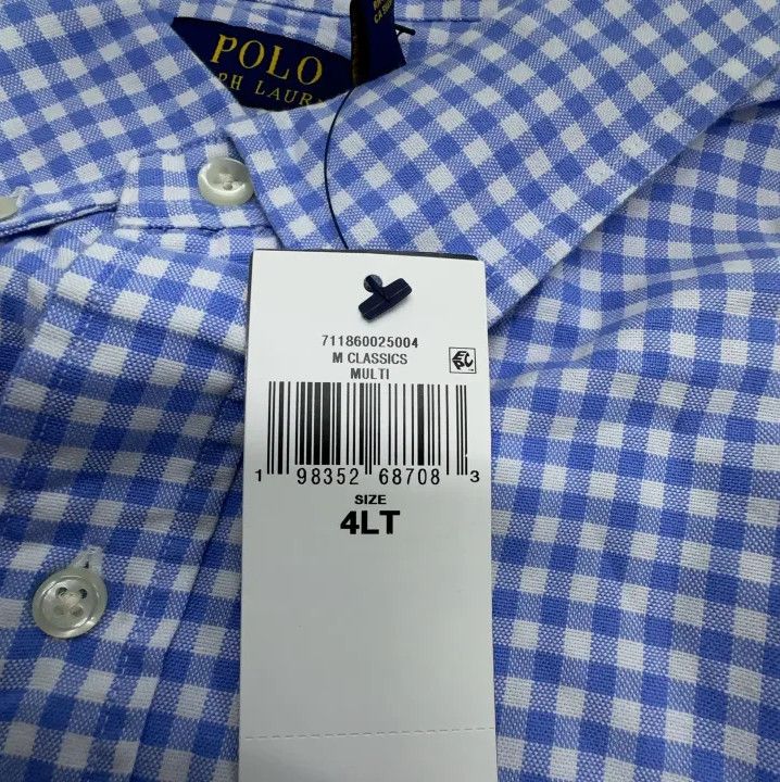 Polo Ralph Lauren Polo Ralph Lauren Check Short Sleeve Shirt Size US XL / EU 56 / 4 - 5 Thumbnail