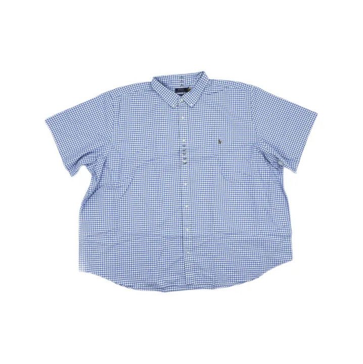Polo Ralph Lauren Polo Ralph Lauren Check Short Sleeve Button-Up Shirt Size US XL / EU 56 / 4 - 2 Thumbnail