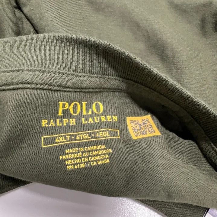 Polo Ralph Lauren Polo Ralph Lauren Letter Print Short-Sleeve T-Shirt Size US XL / EU 56 / 4 - 5 Thumbnail