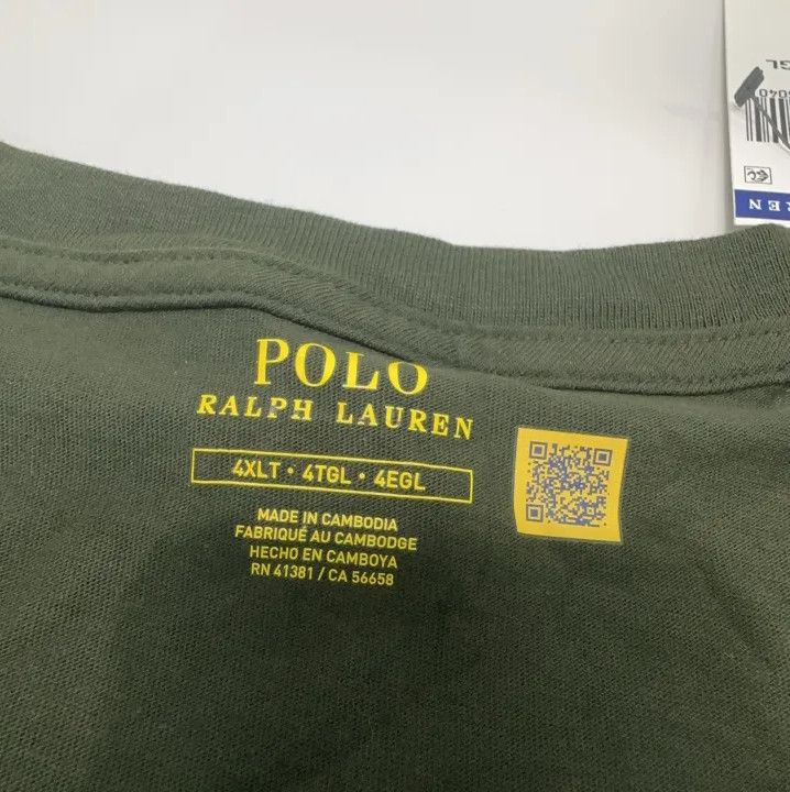 Polo Ralph Lauren Polo Ralph Lauren Letter Print Short-Sleeve T-Shirt Size US XL / EU 56 / 4 - 5 Thumbnail