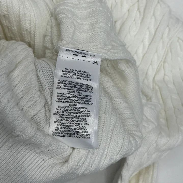 Polo Ralph Lauren Polo Ralph Lauren Mini Cable Knit Hooded Sweater Size US XL / EU 56 / 4 - 3 Thumbnail