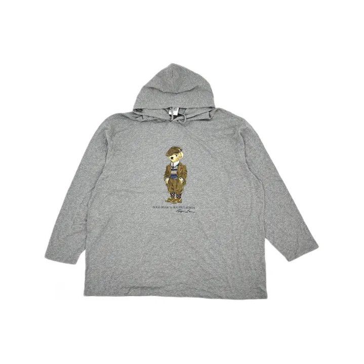 Polo Ralph Lauren Polo Ralph Lauren Bear Print Hooded Long-Sleeve T-Shirt Size US XL / EU 56 / 4 - 2 Thumbnail