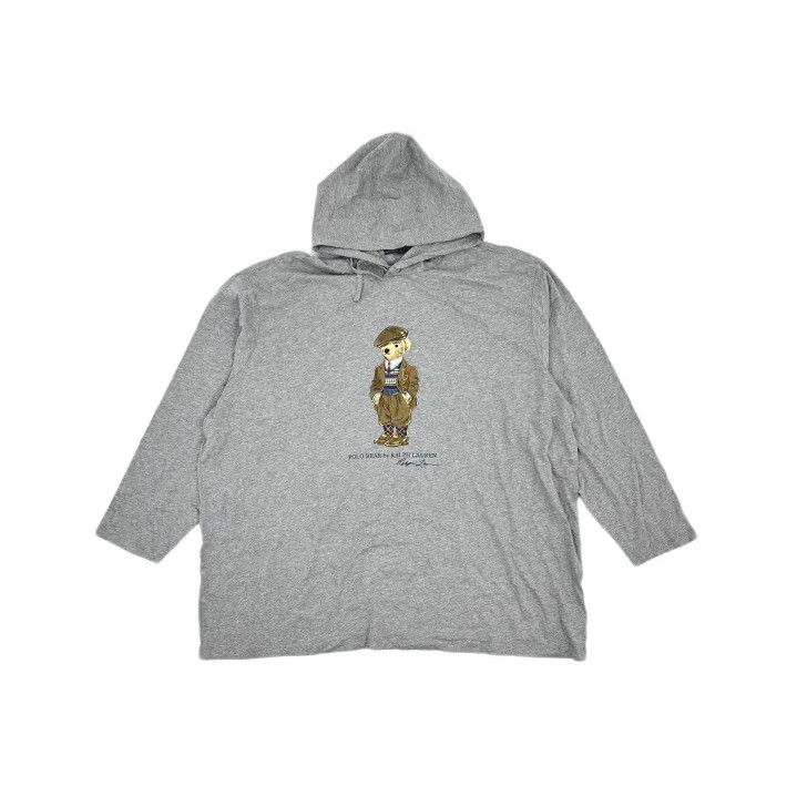 Polo Ralph Lauren Polo Ralph Lauren Bear Print Hooded Long-Sleeve T-Shirt Size US XL / EU 56 / 4 - 2 Thumbnail