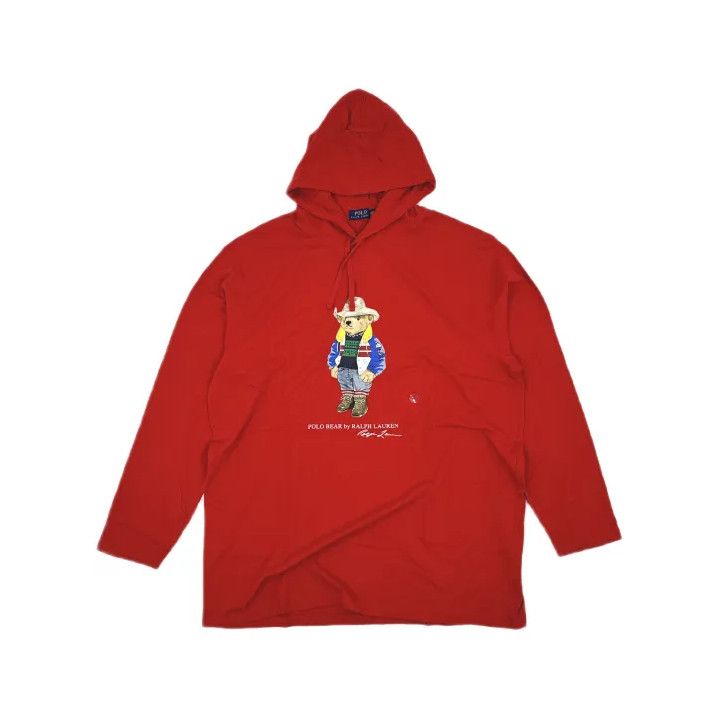 Polo Ralph Lauren Polo Ralph Lauren Bear Print Hooded Long-Sleeve T-Shirt Size US XL / EU 56 / 4 - 2 Thumbnail
